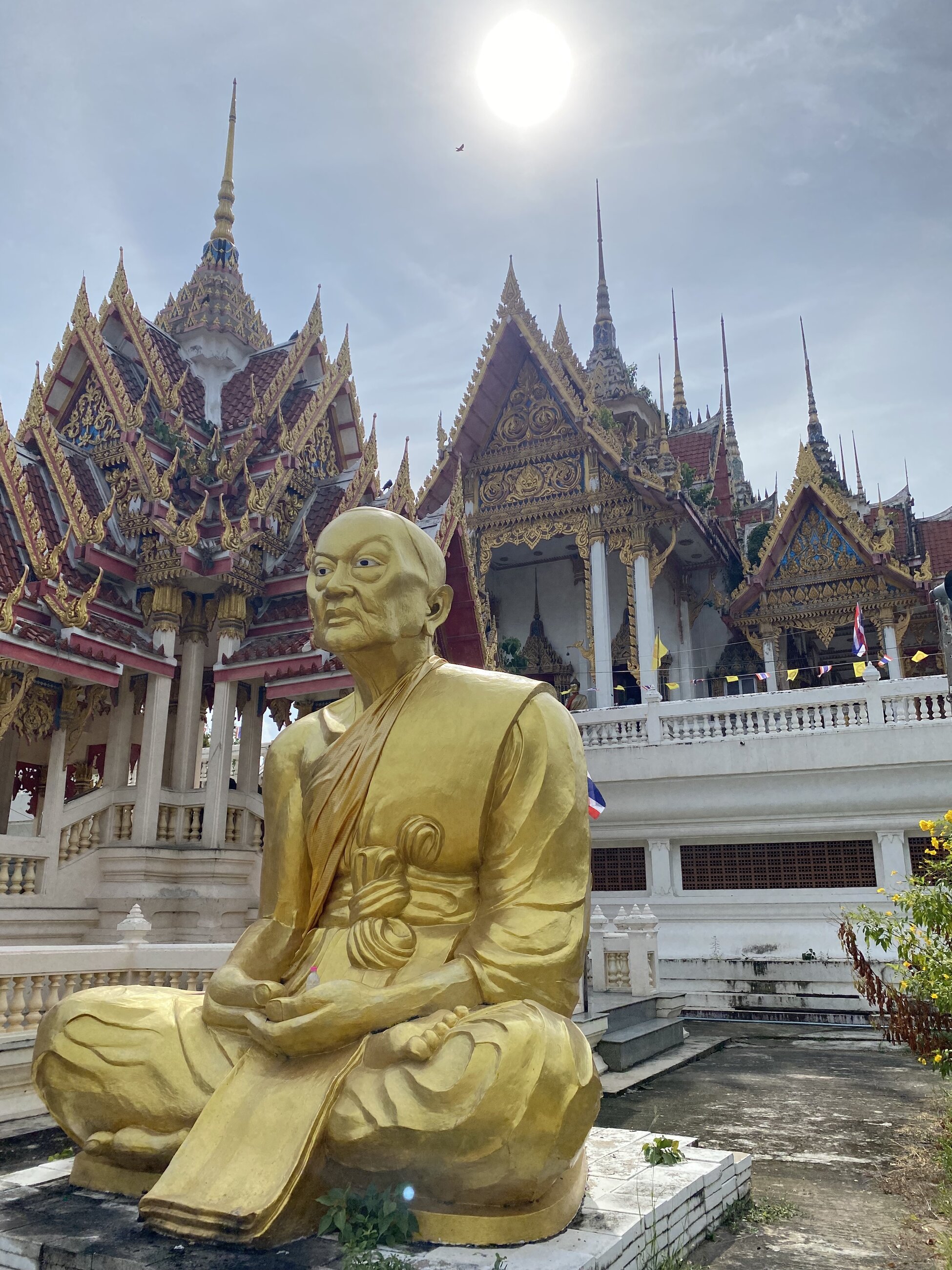 Part of temple complex visited during home stays in Thailand