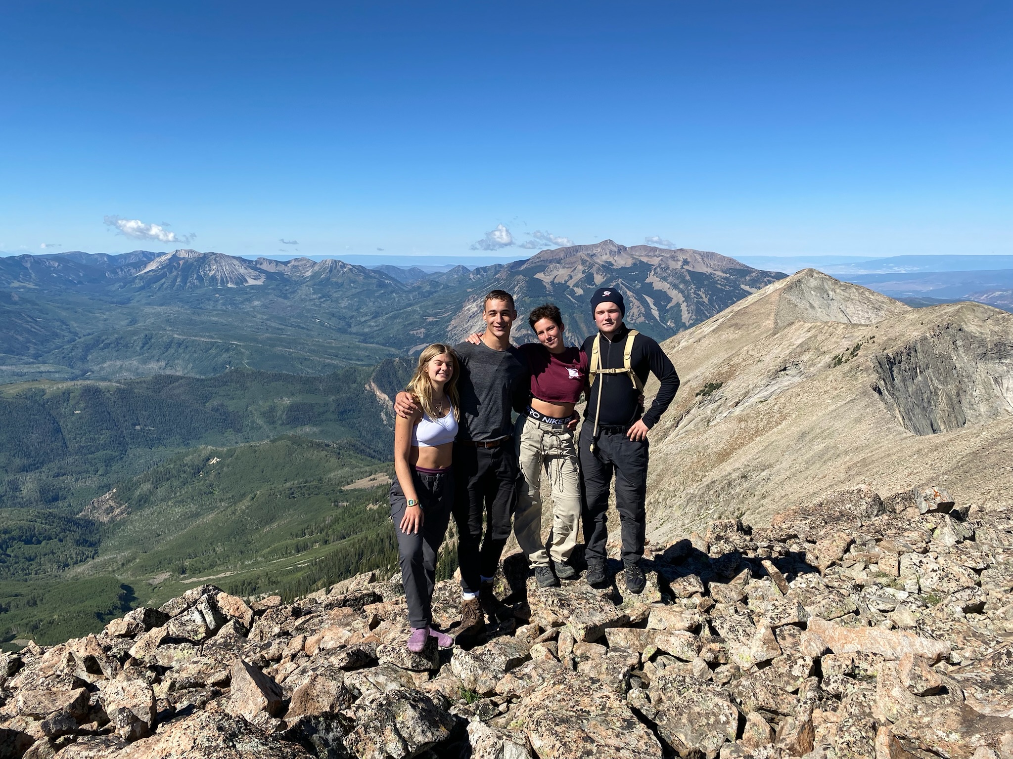 Morning hike up Mount Beckwith.