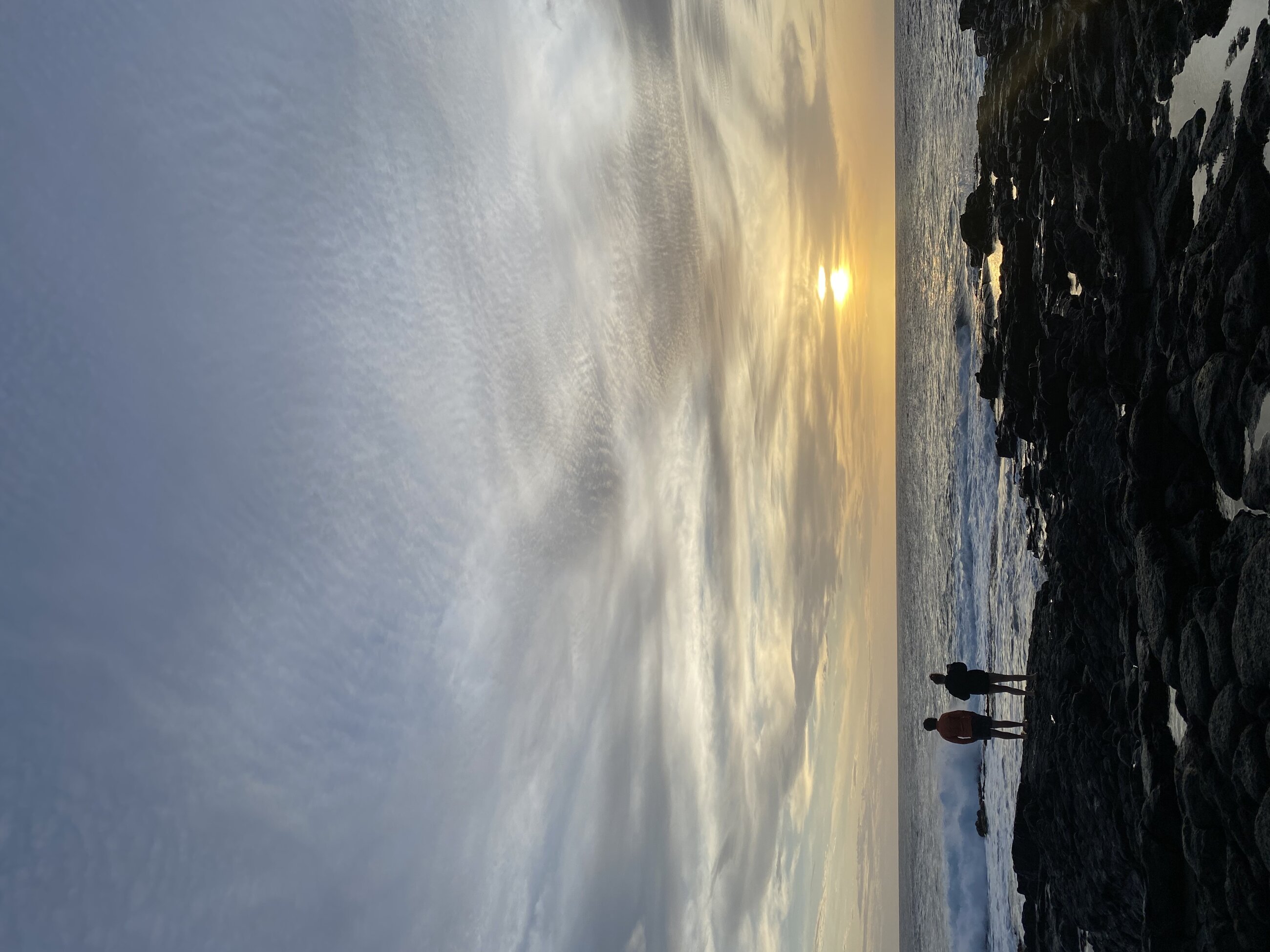 sunset at the southernmost point in Hawaii