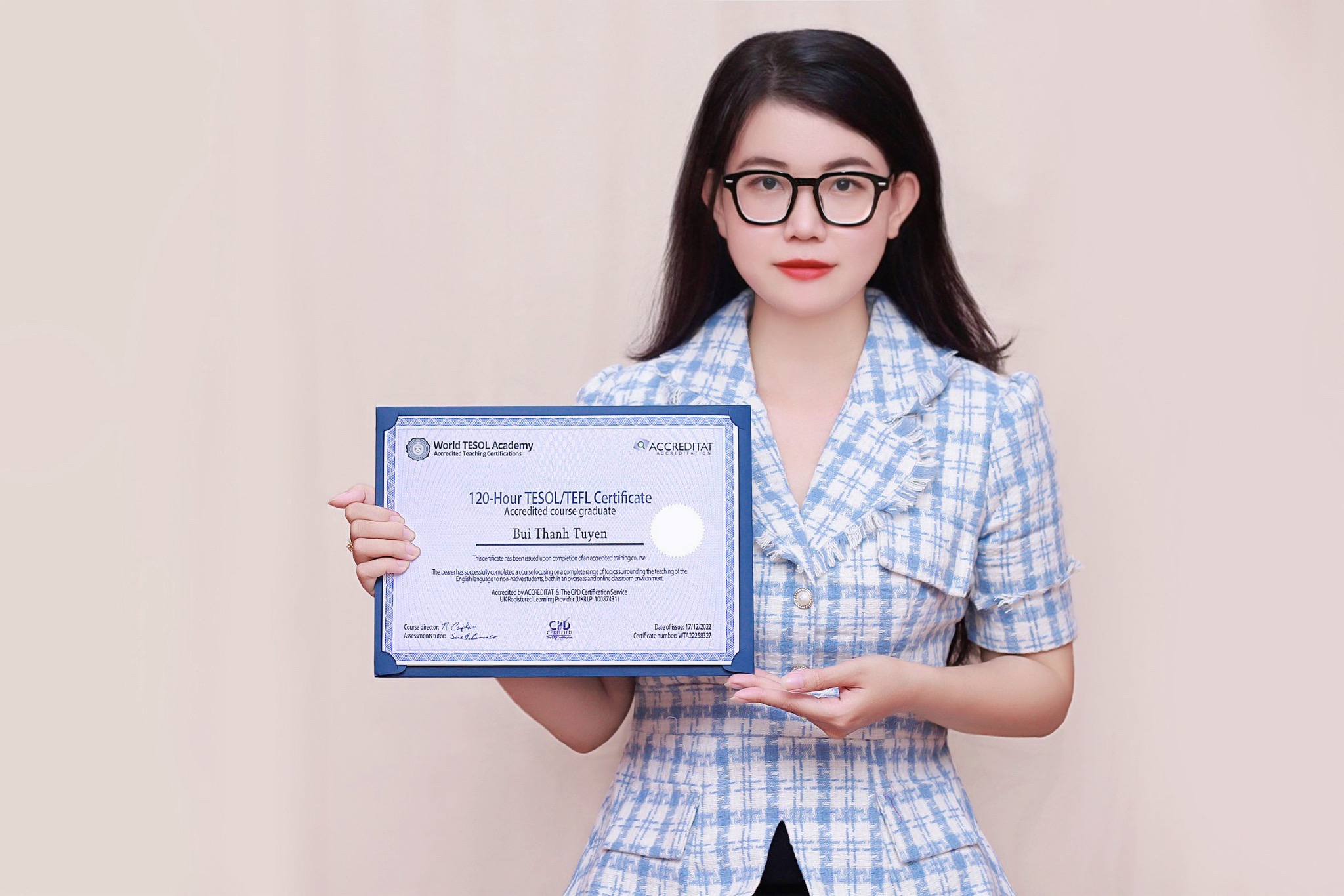 Bui Thanh Tuyen - 120-hour TESOL/TEFL course