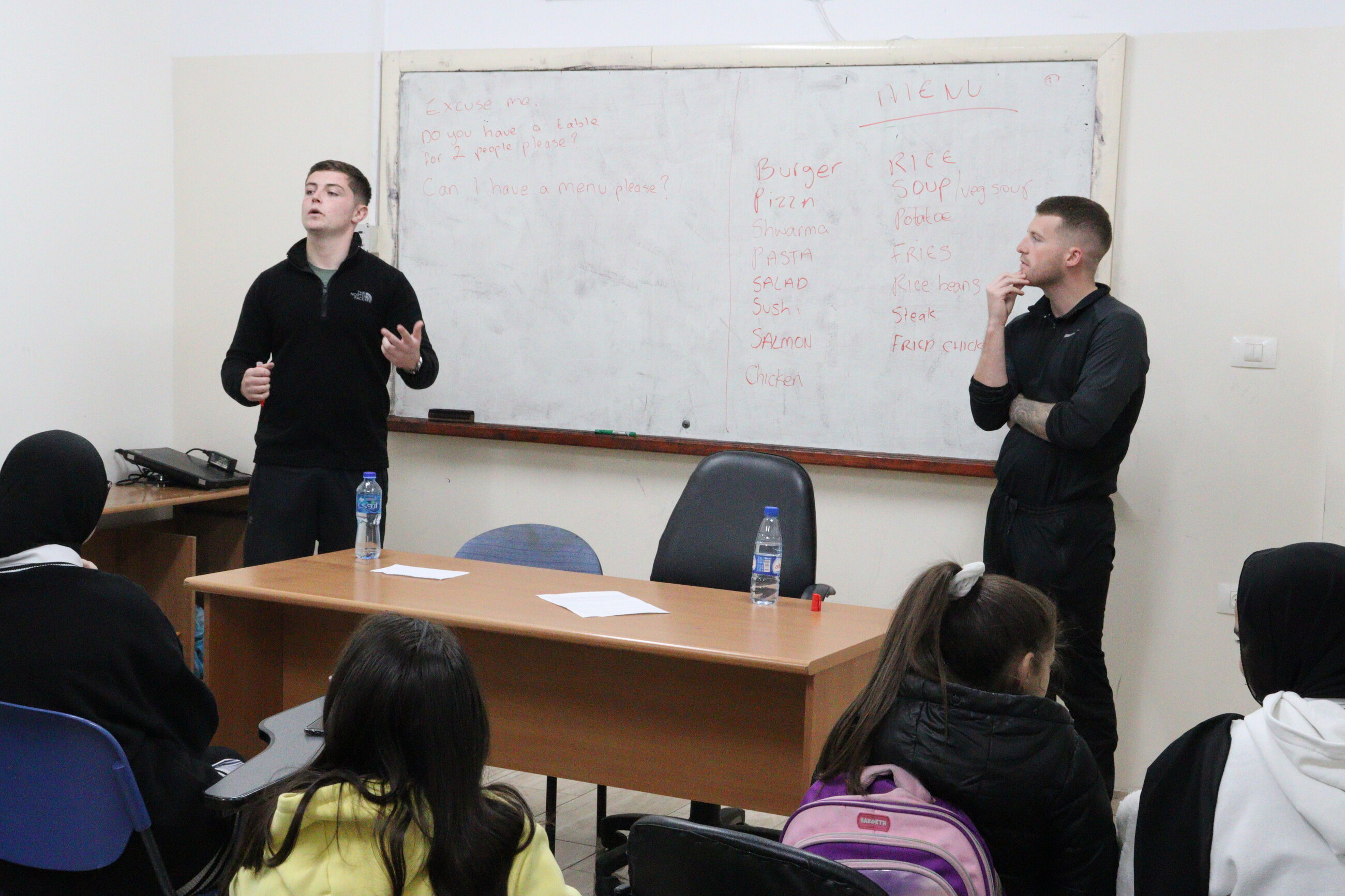 Teaching and learning in English class