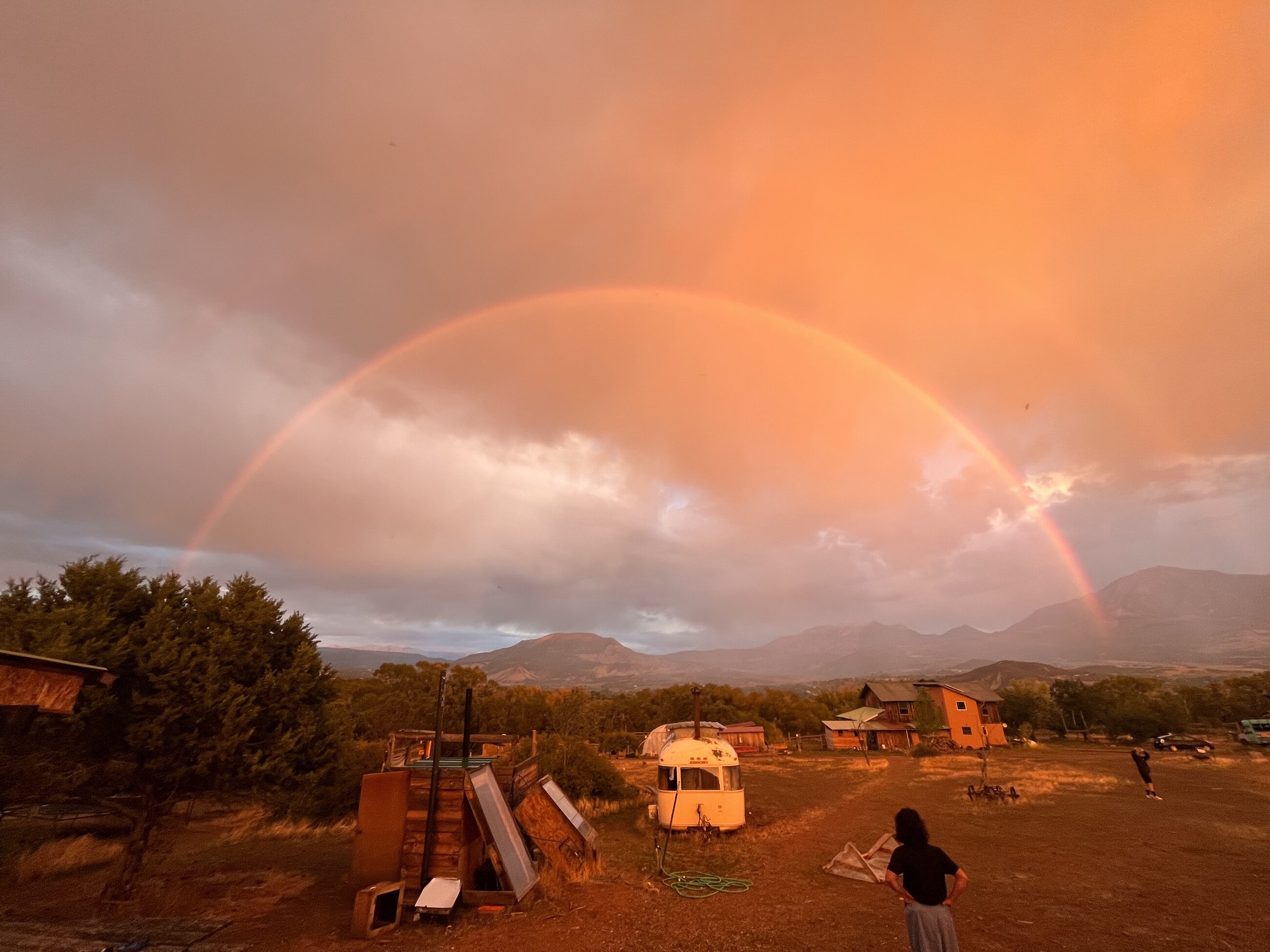 Double Rainbow in Paonia!