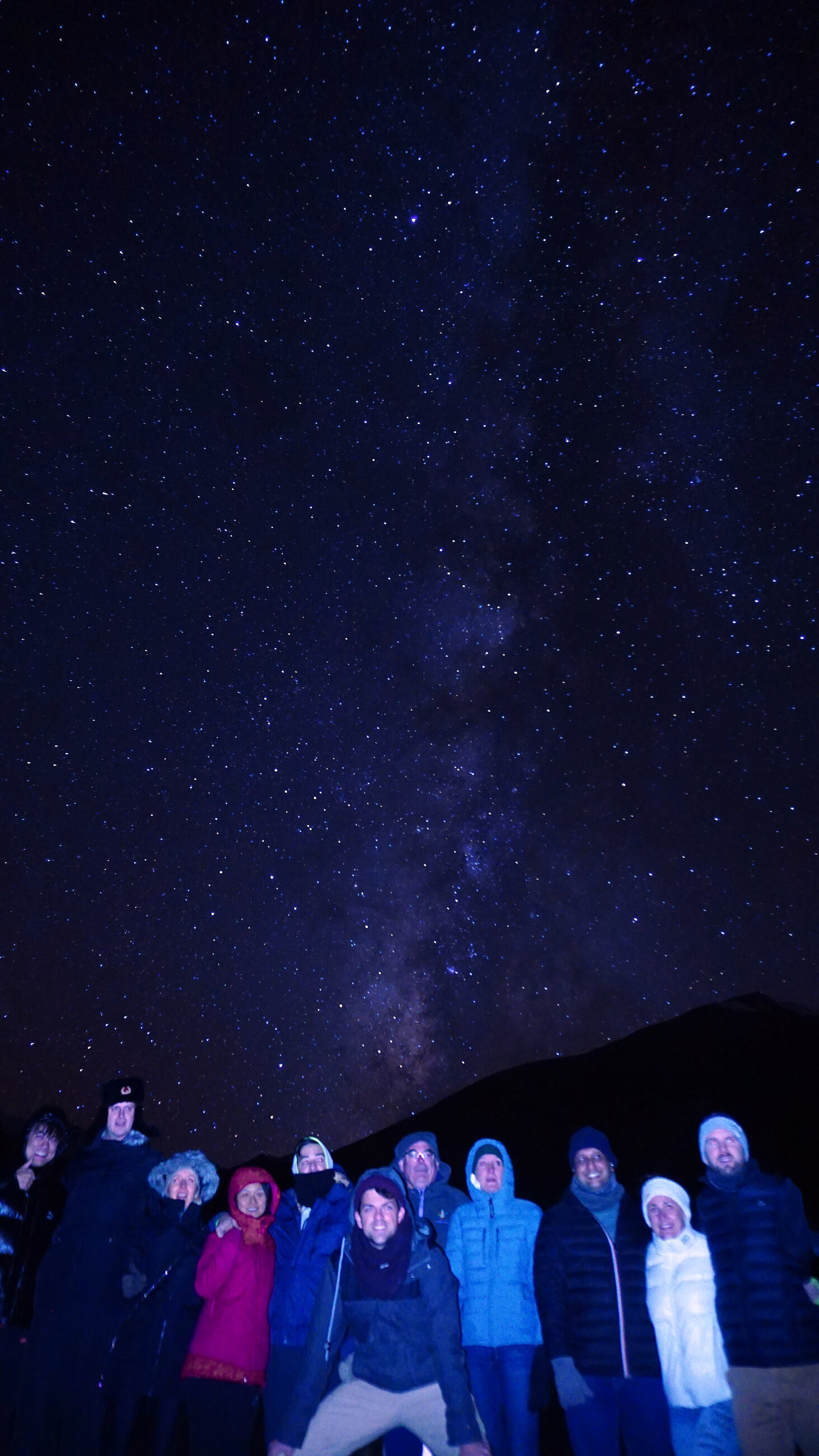 The stars at Everest Base Camp 2021