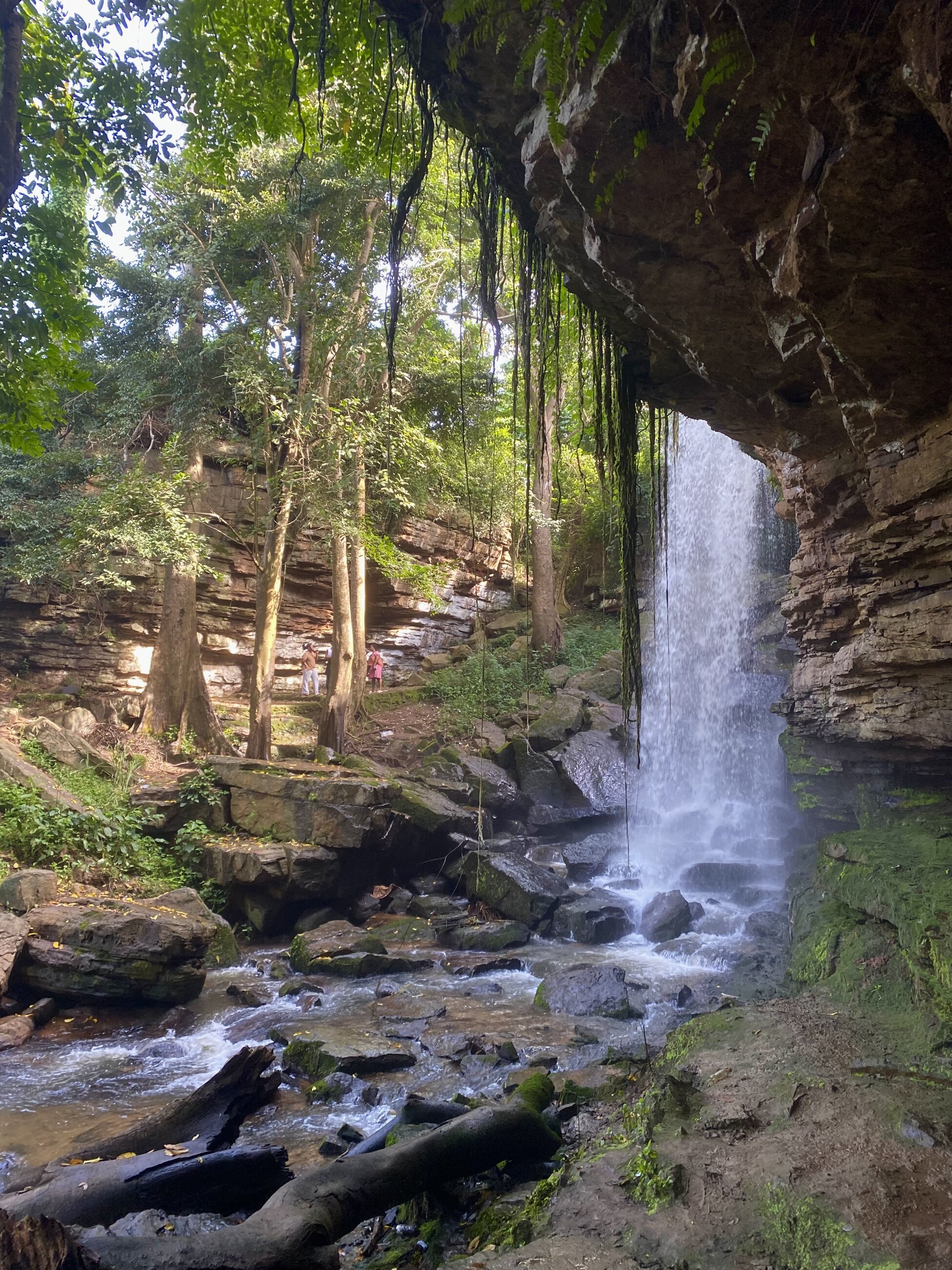 Waterfall next to our village