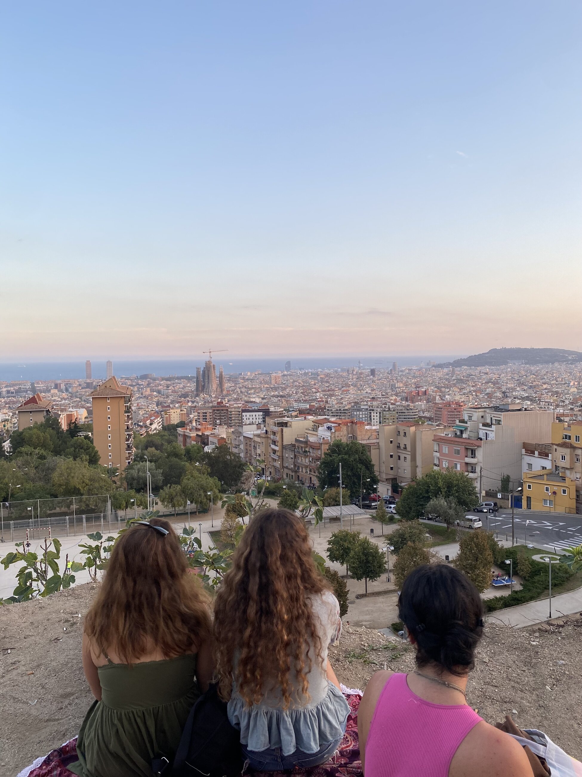 Sunset in Barcelona