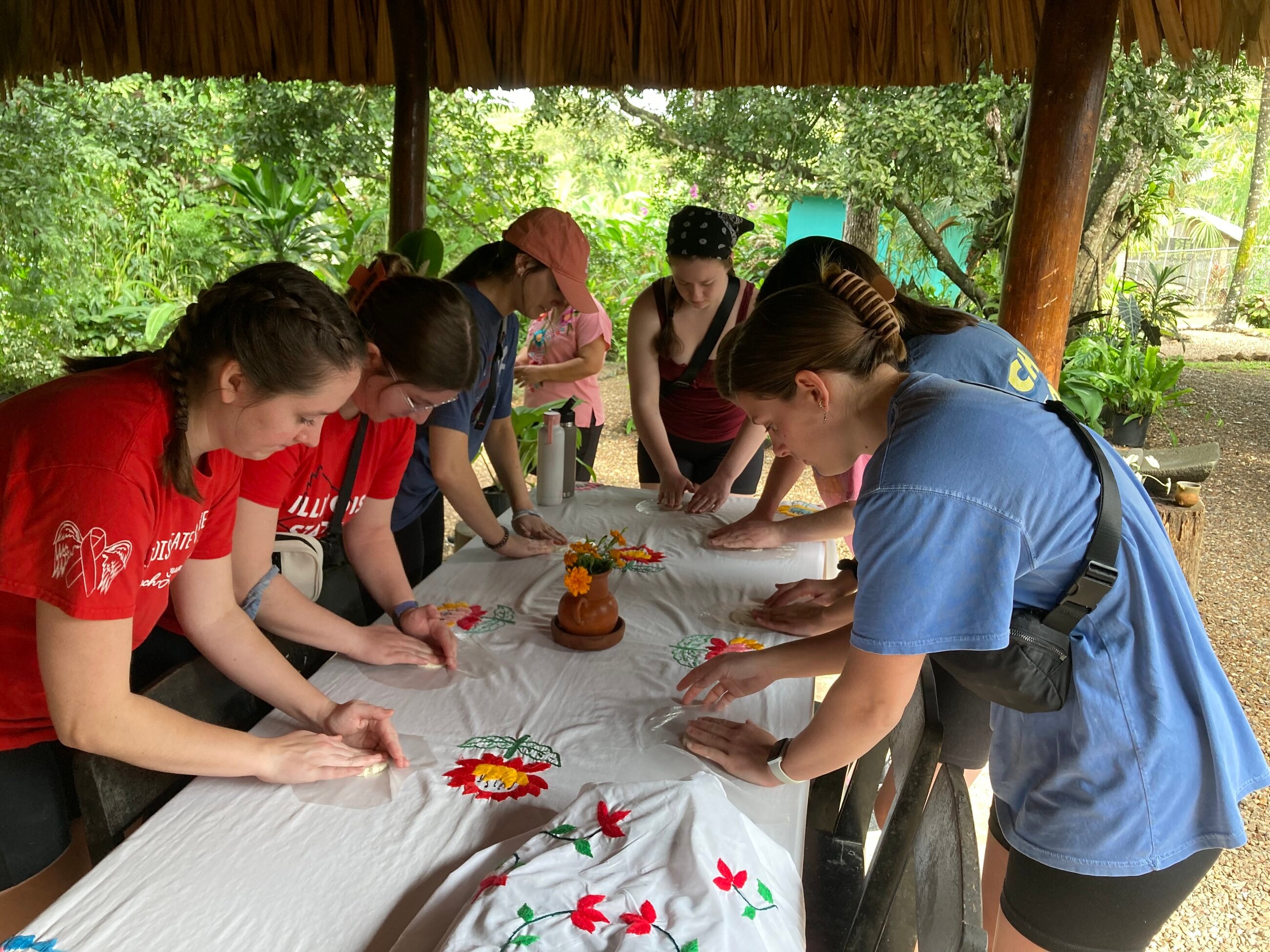 Making corn tortillas