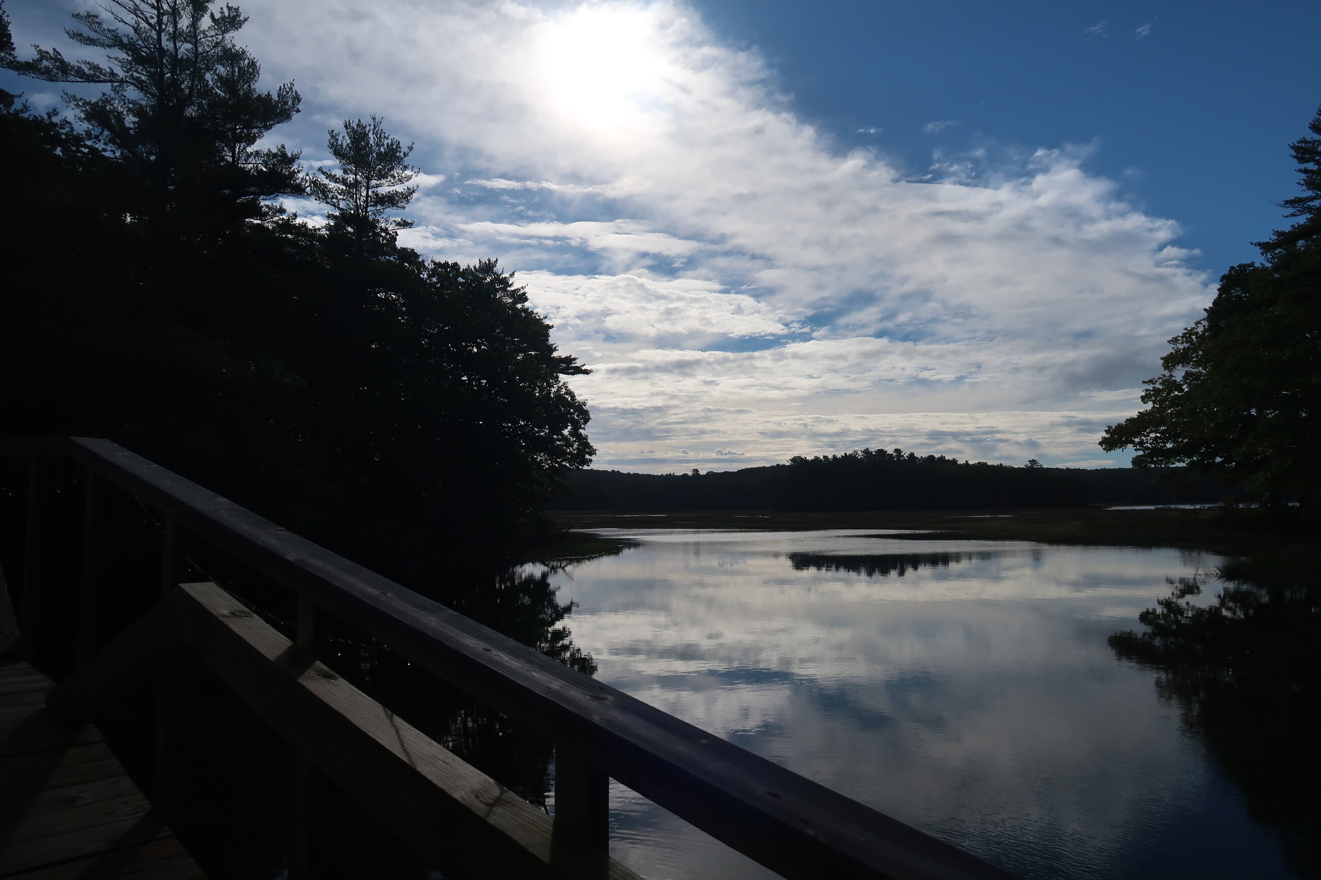 The bridge on the way to class