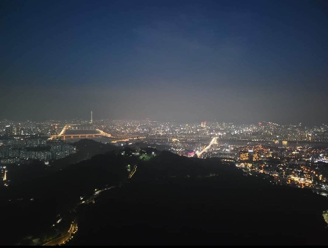 Overlooking Seoul from the Seoul Tower