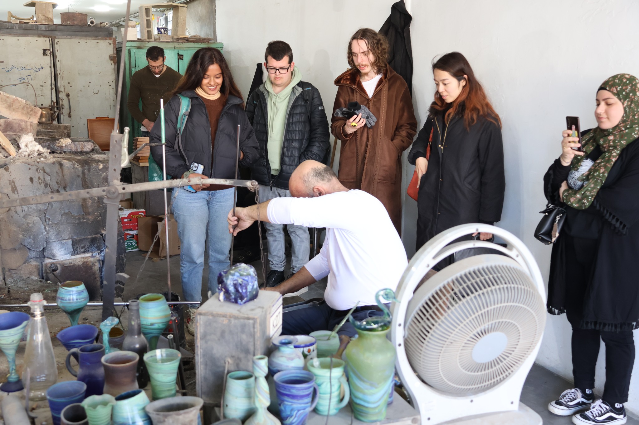 At the Glass and Ceramic Factory