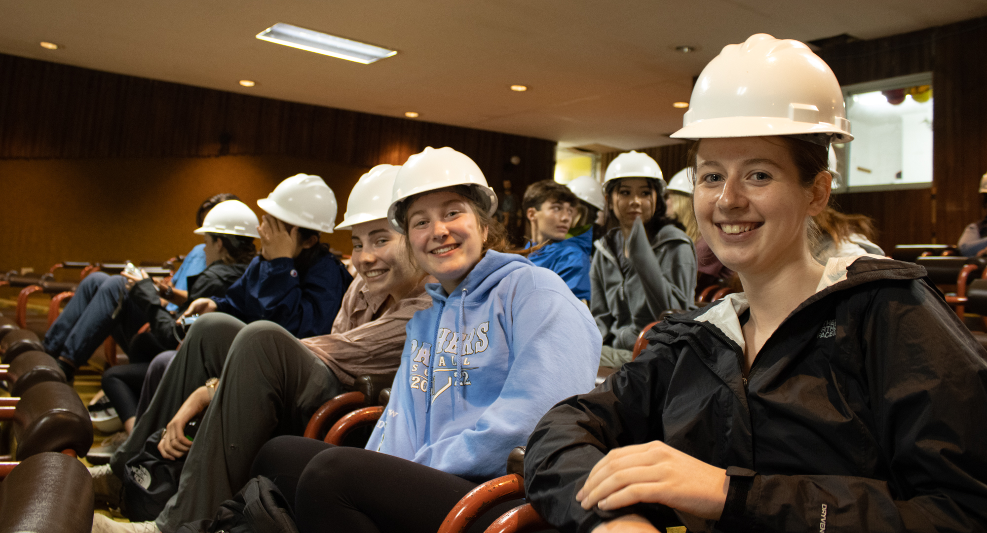 Going to visit an active volcano, but we were sure to learn safety first...