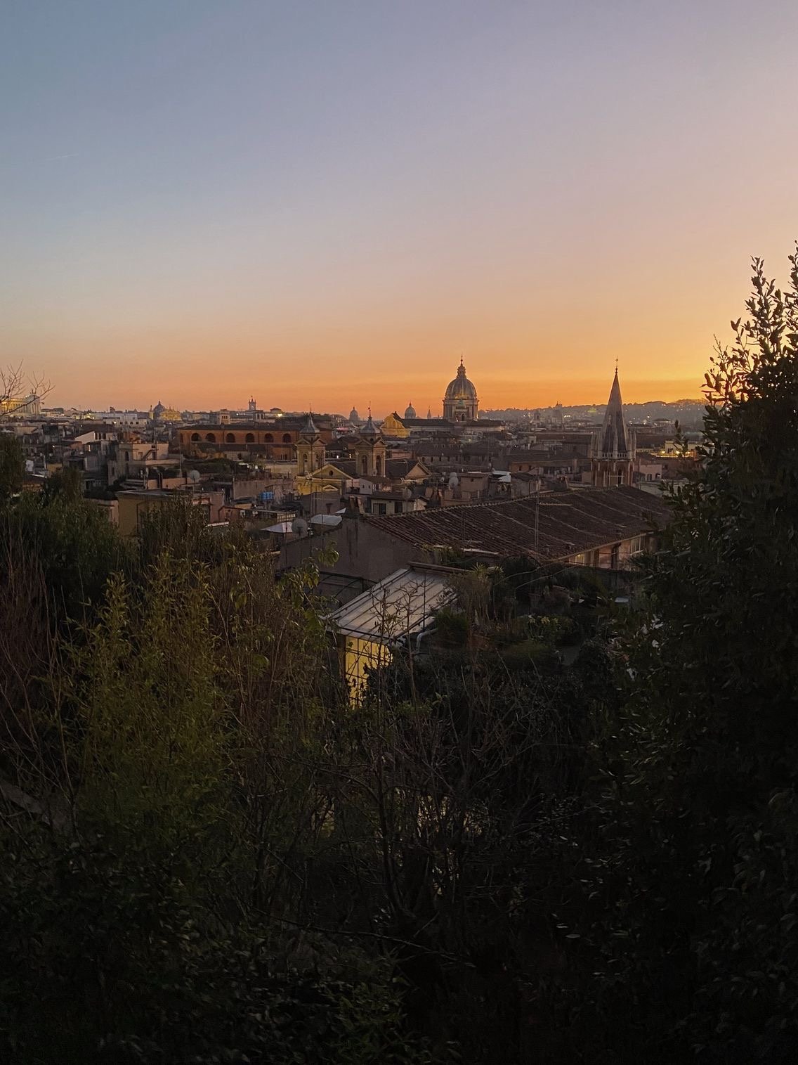 Basilica From the Spanish Steps
