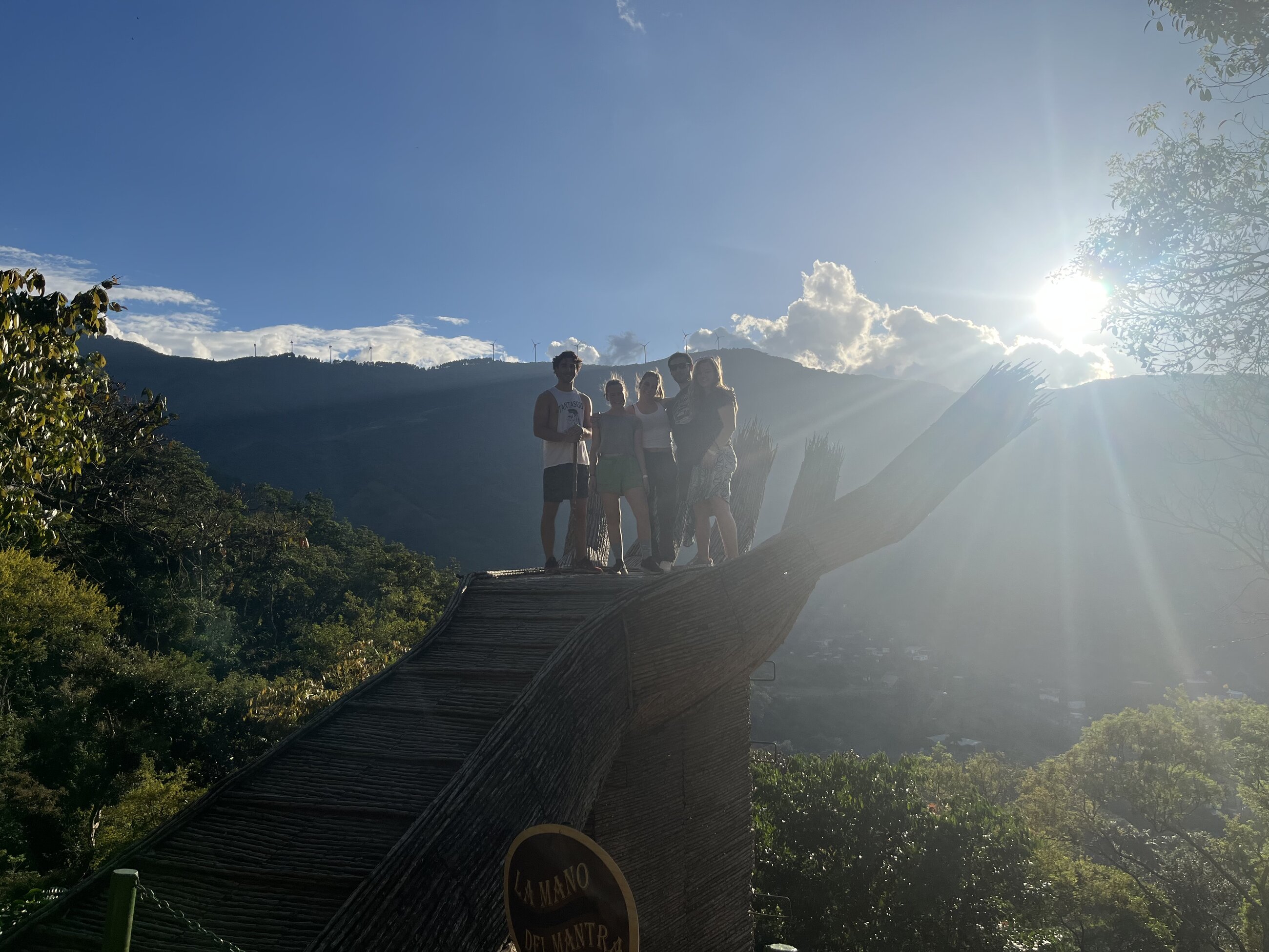 Beautiful view at Hacienda La Chimba with new friends!