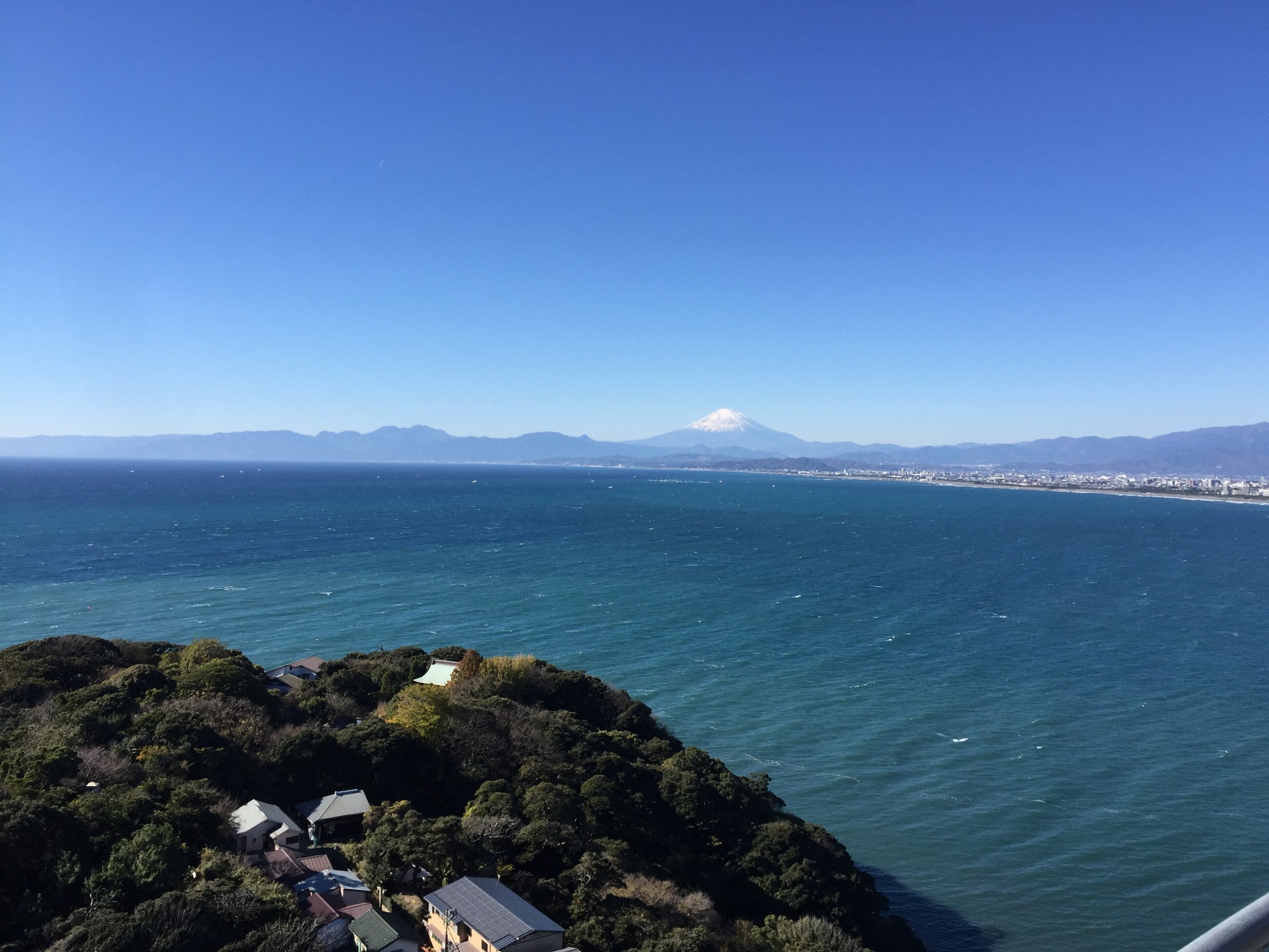 Mt. Fuji in the distance