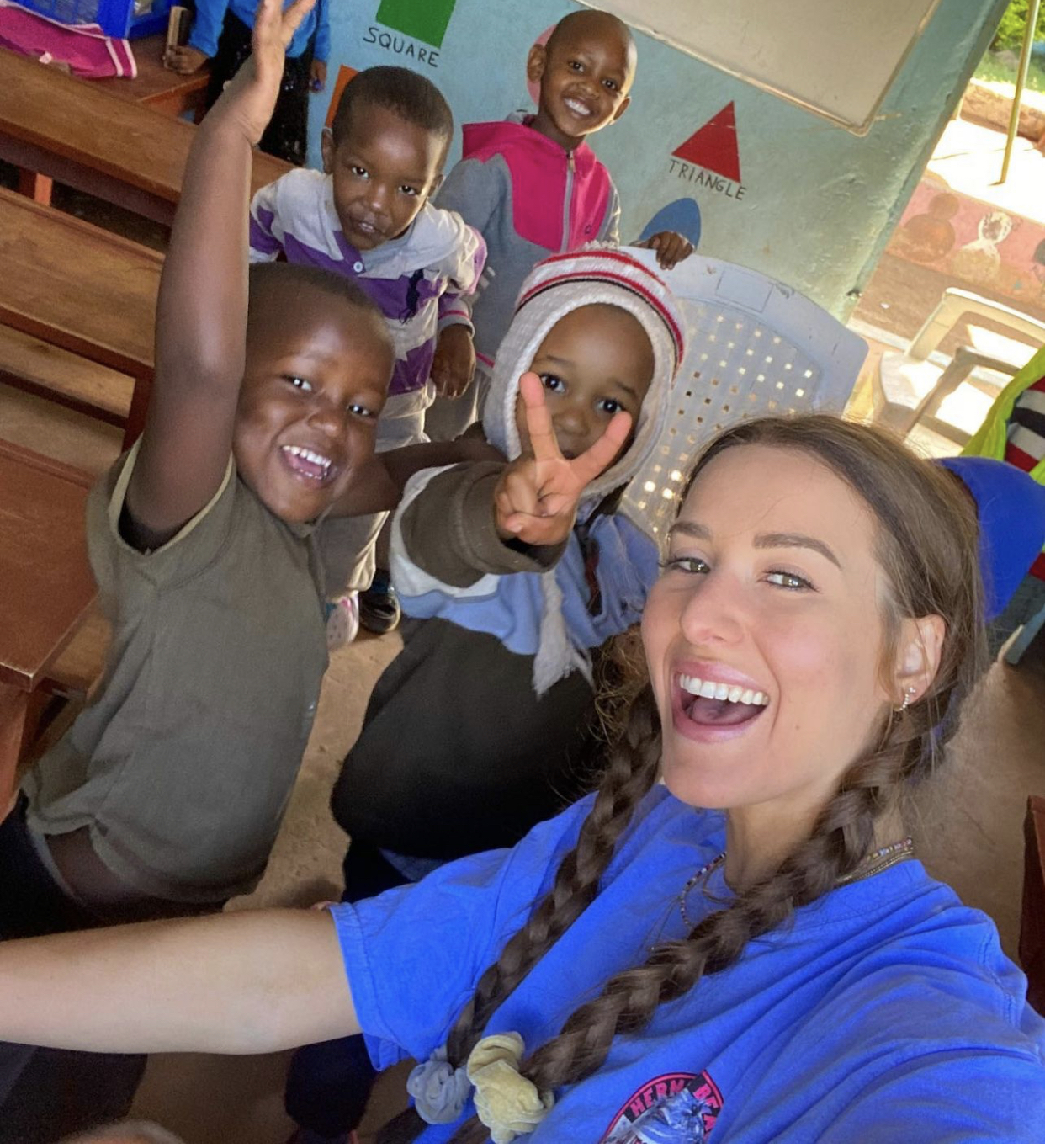 volunteering at school