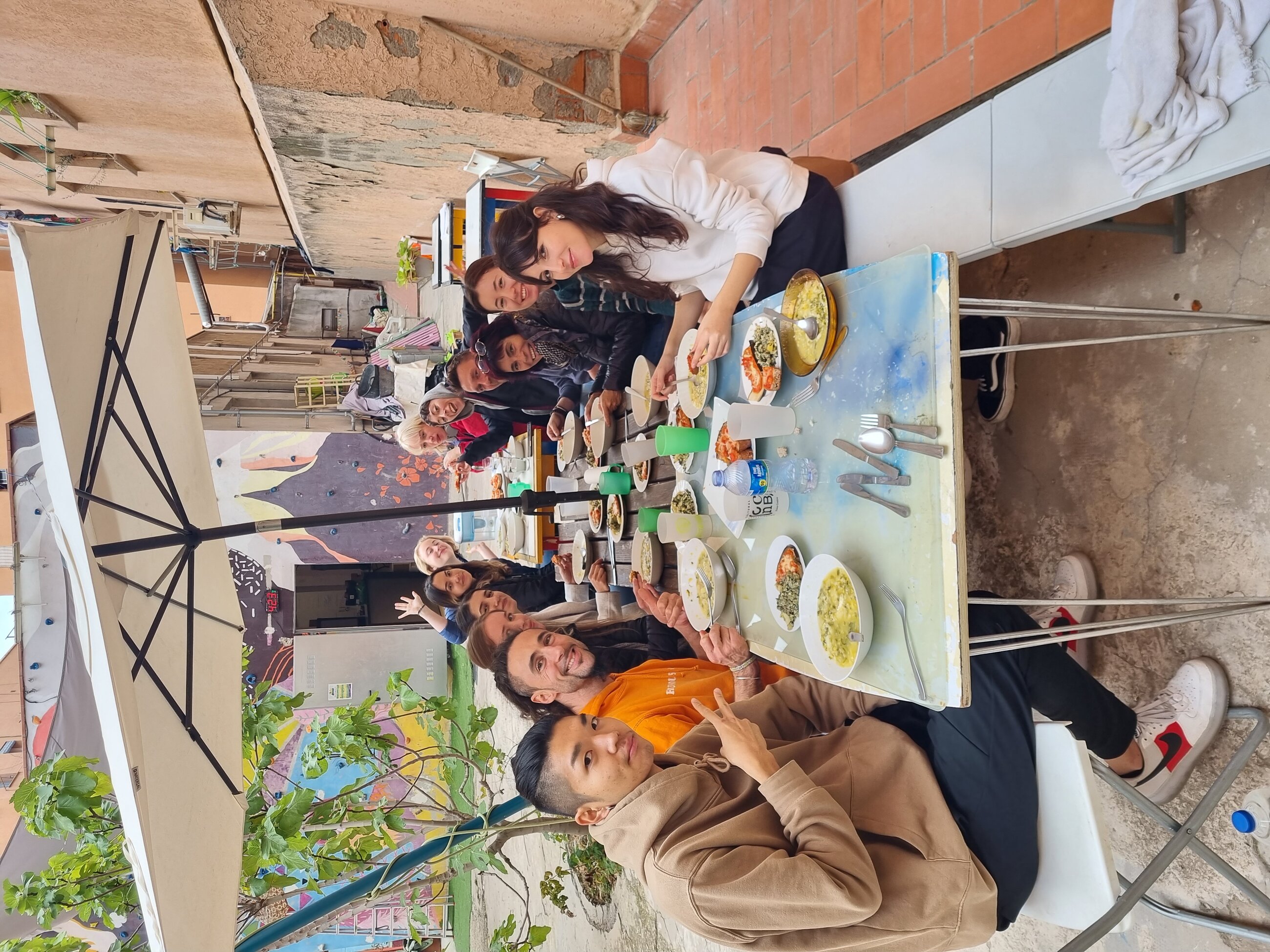 Comiendo juntos