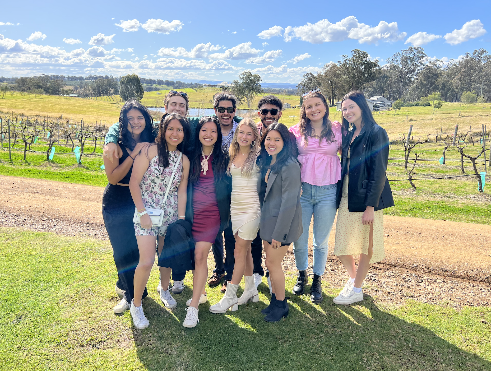 Cohort pic in the Hunter Valley!