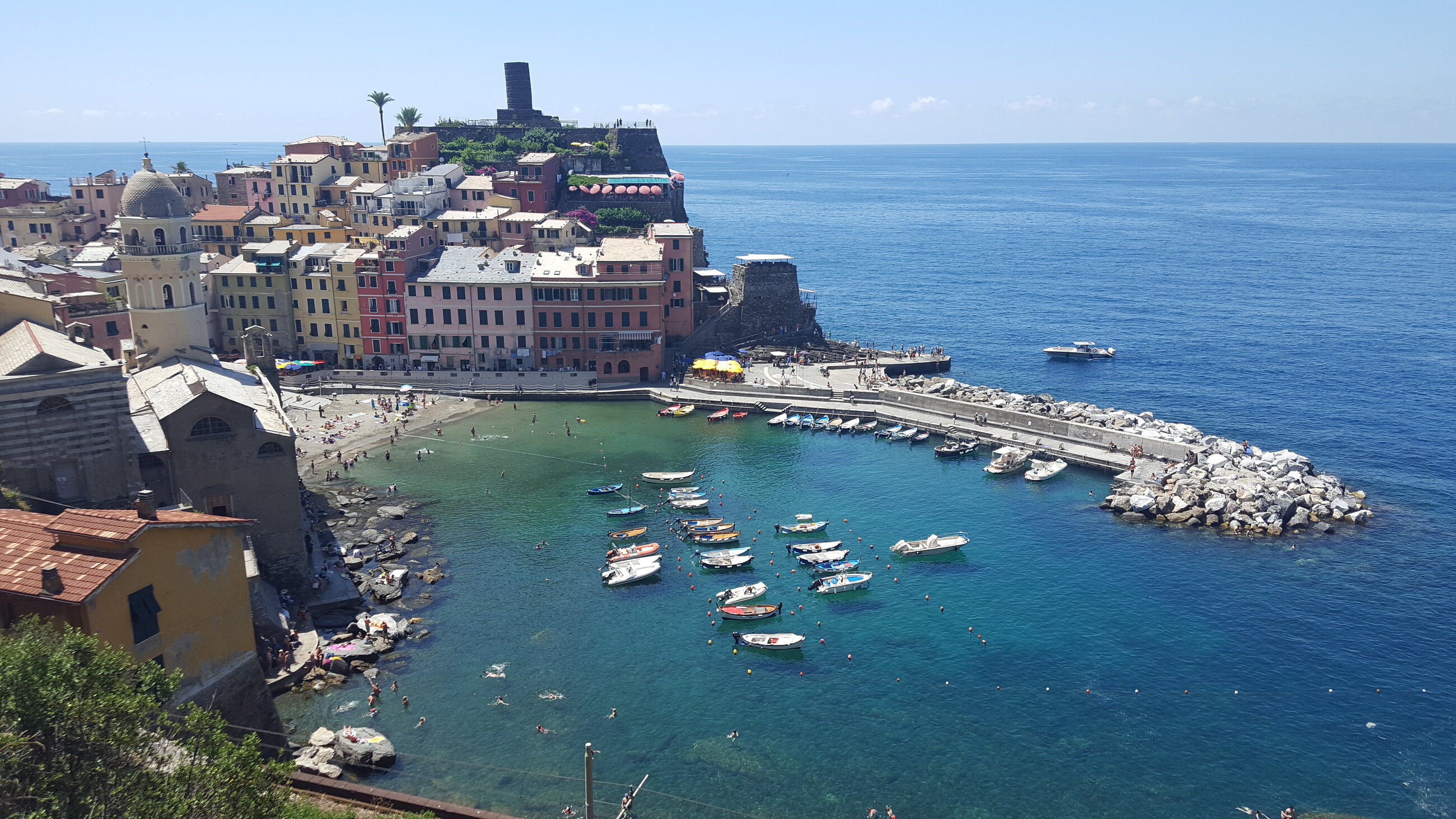 Scene from our hike to Cinque Terre 