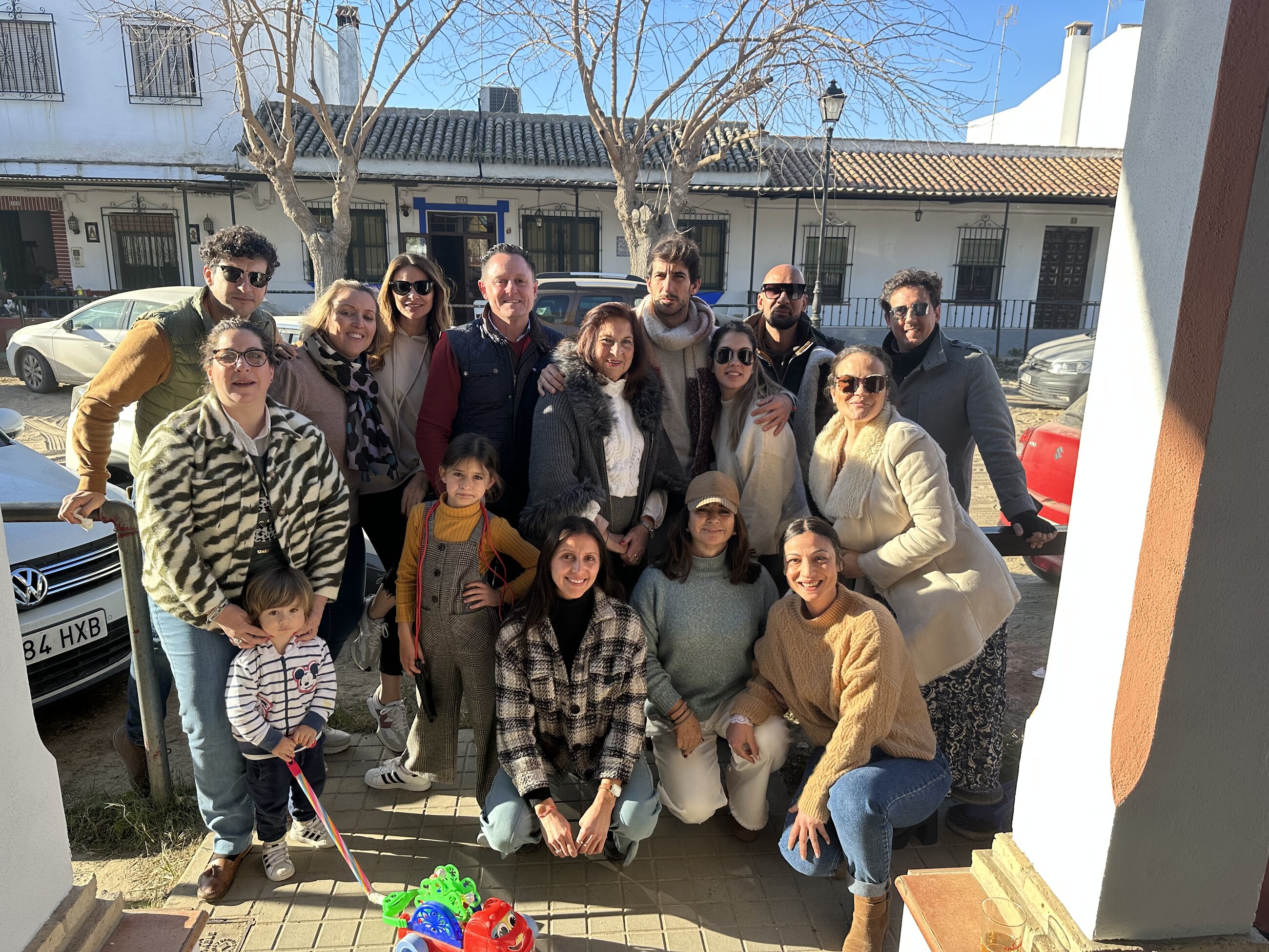 El Rocío with Spanish friends