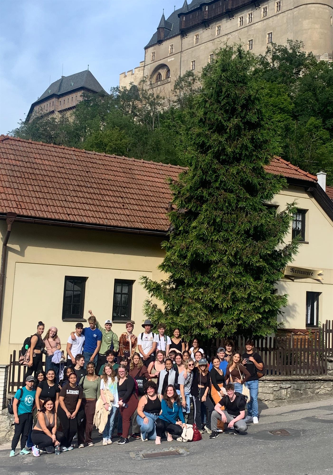 one of our excursions to Karlstejn castle