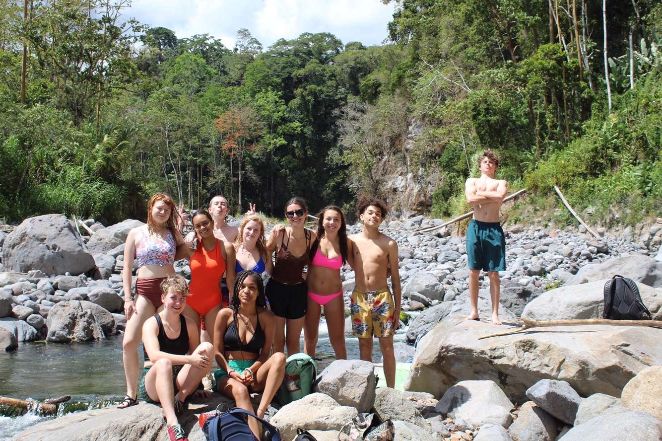 A favorite spot- Aquiares waterfall near Turrialba