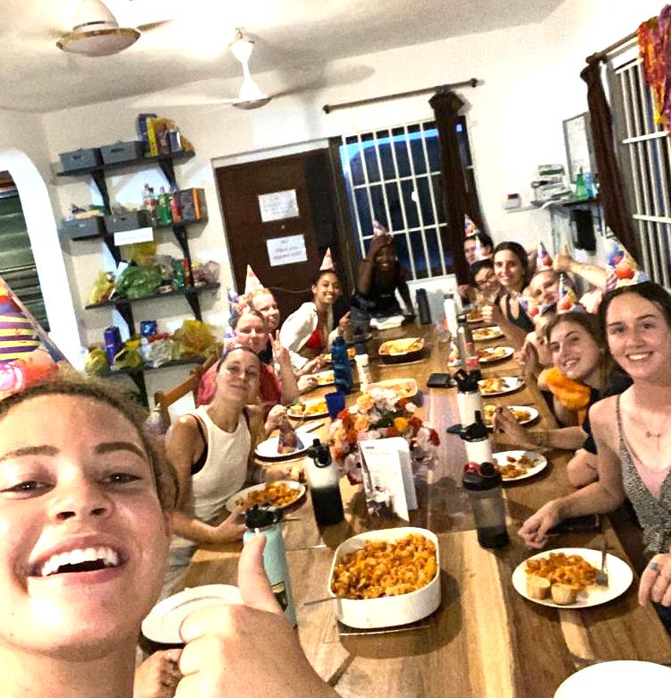 Surprise birthday party tea, provided by GVI Ghana