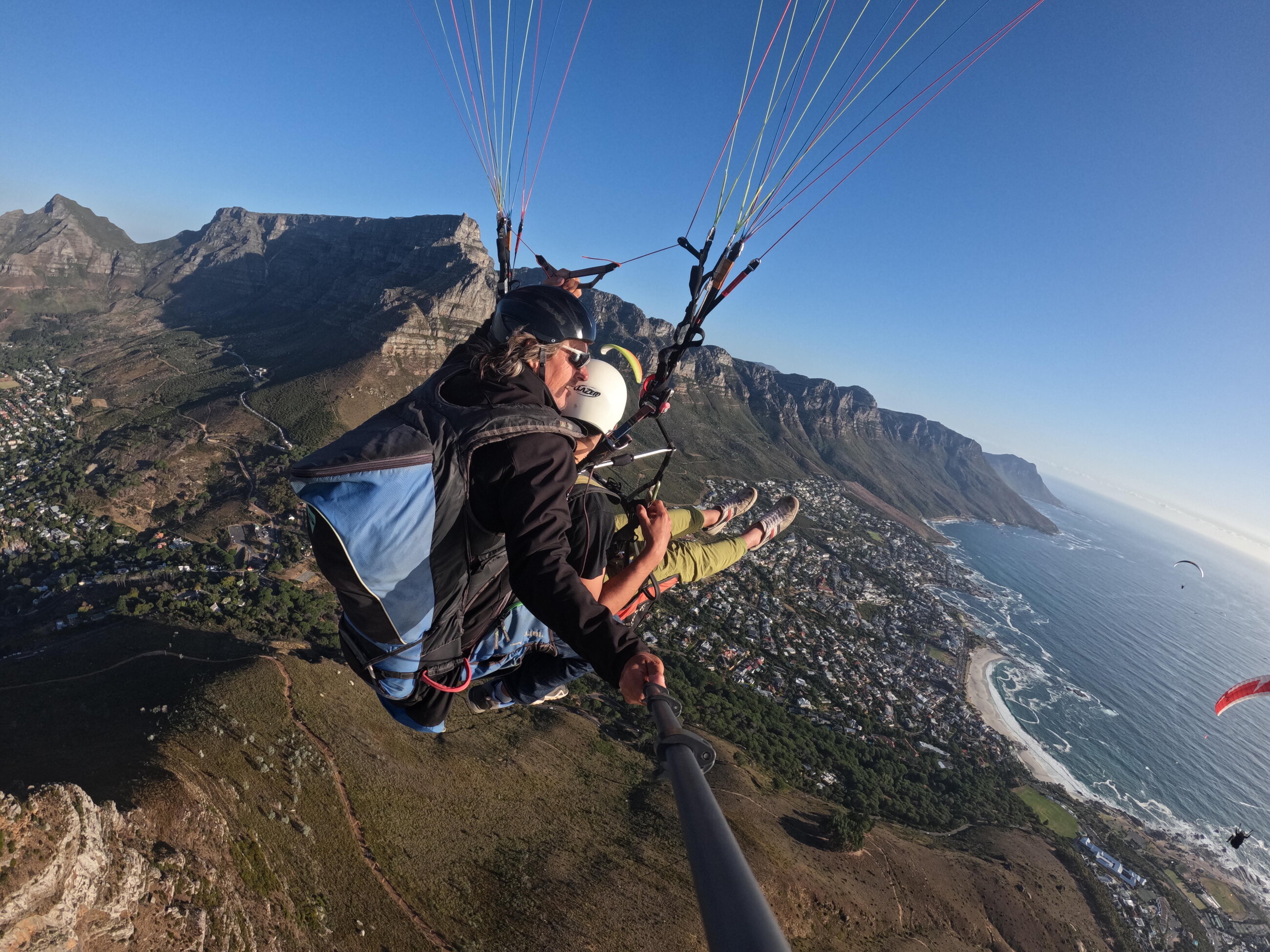 Paragliding over Table Mountain!
