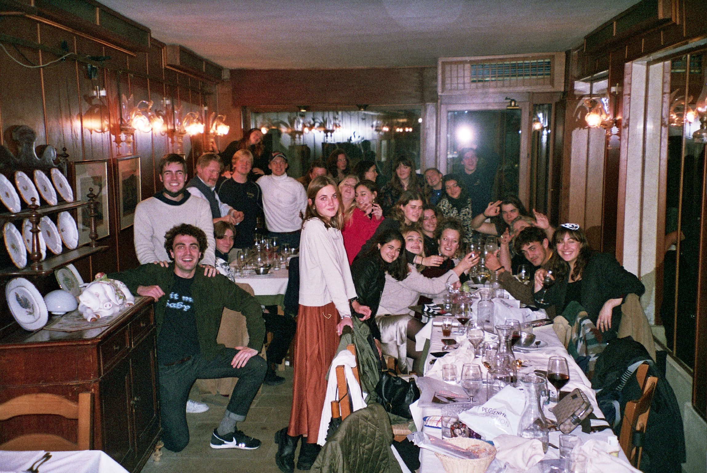 My group at our last formal dinner in Venice. 