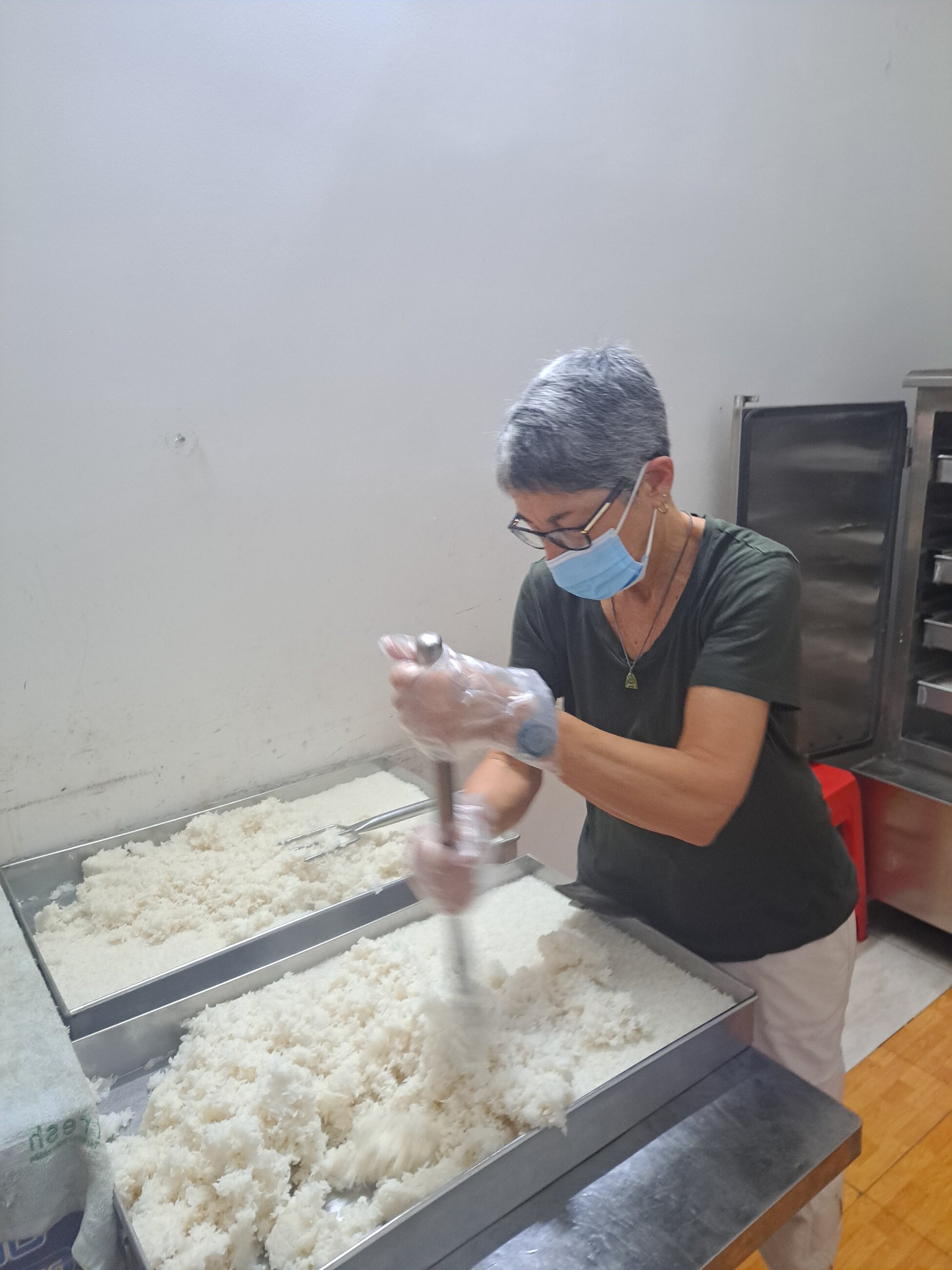 Raking Rice