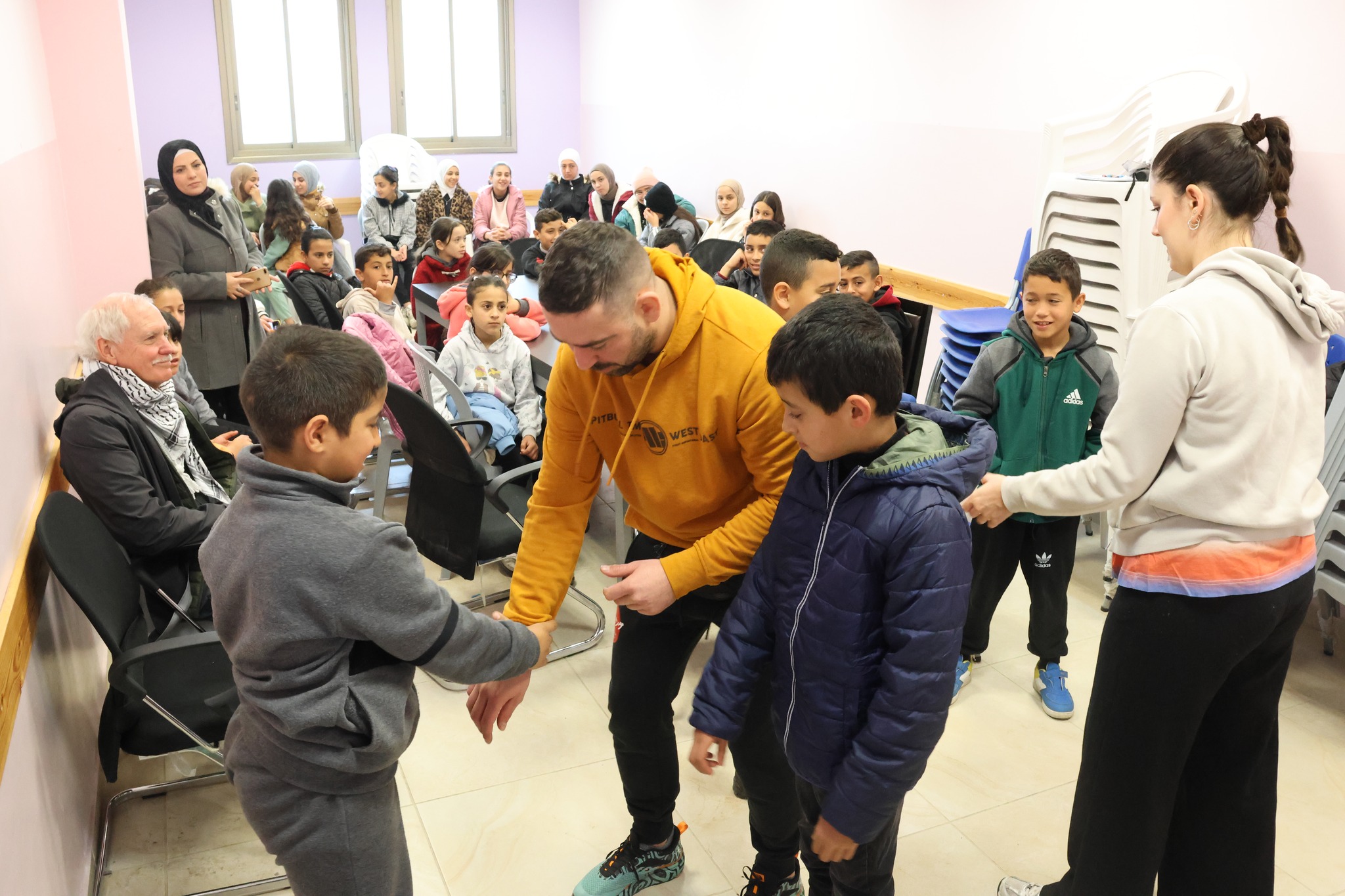 We went to Refugee camp to teach kids some self defense