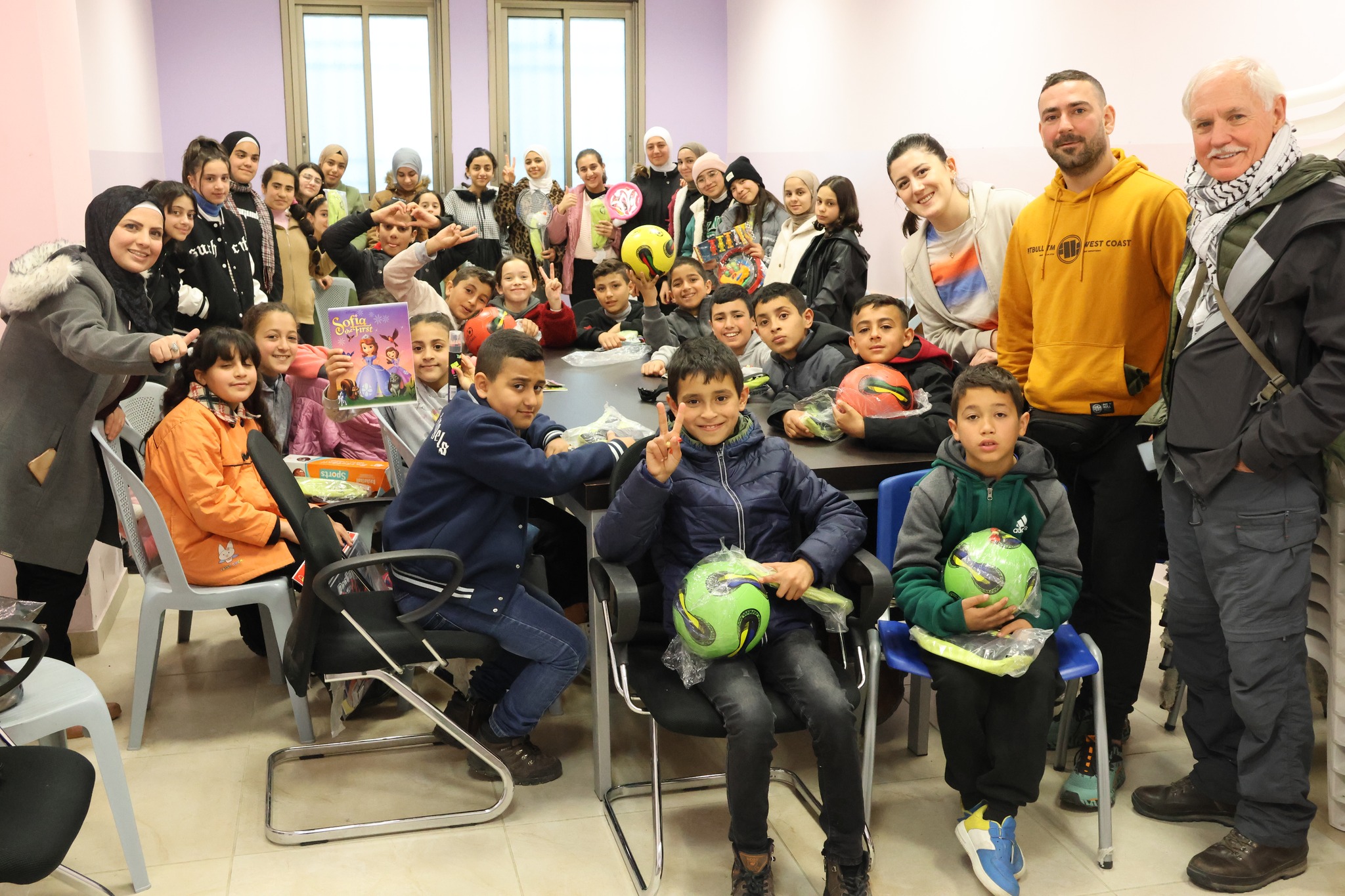 refugees camp in Hebron,pictures took it after sport activity