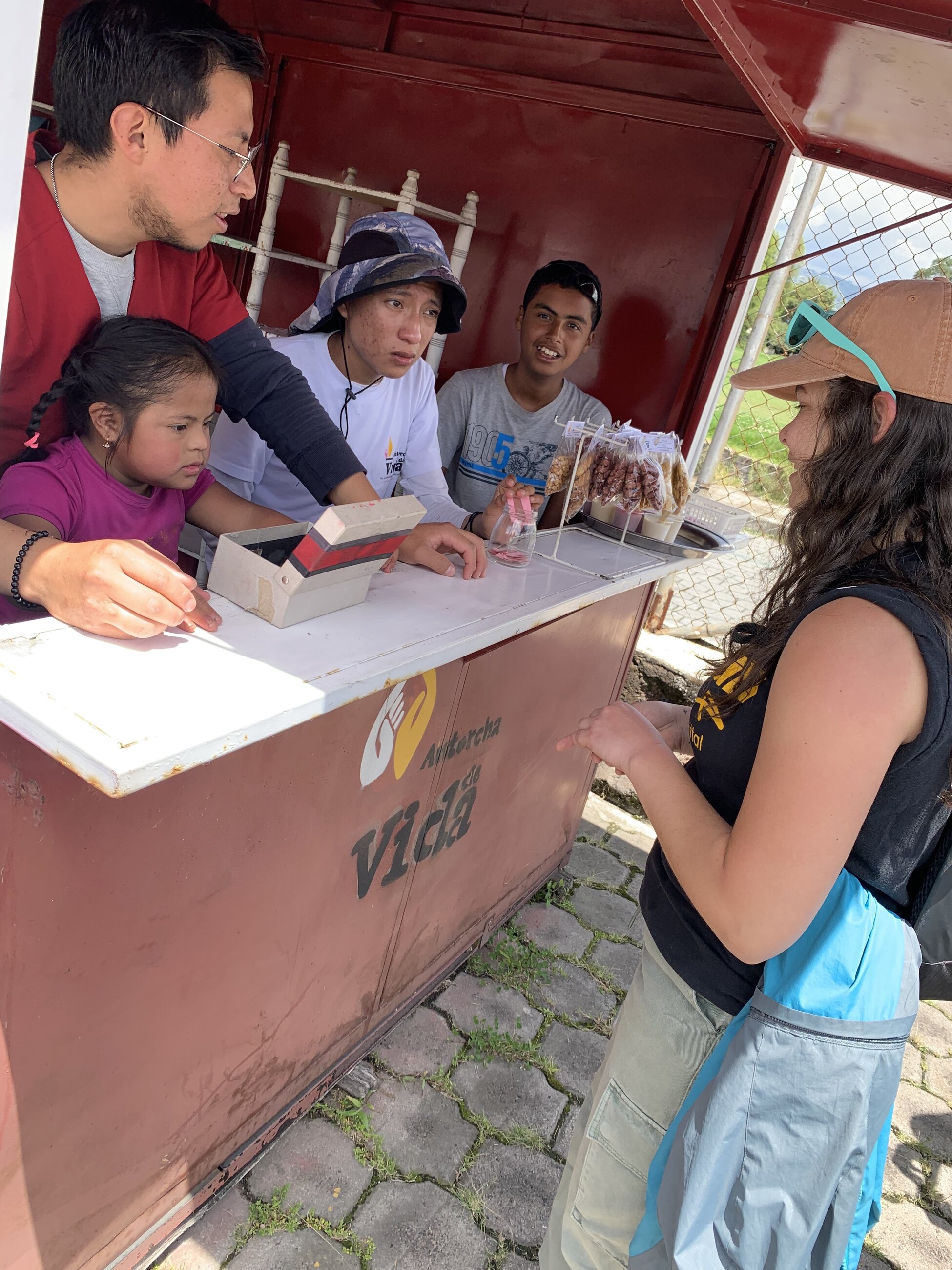 Buying Ice Cream at Antorcha De Vida