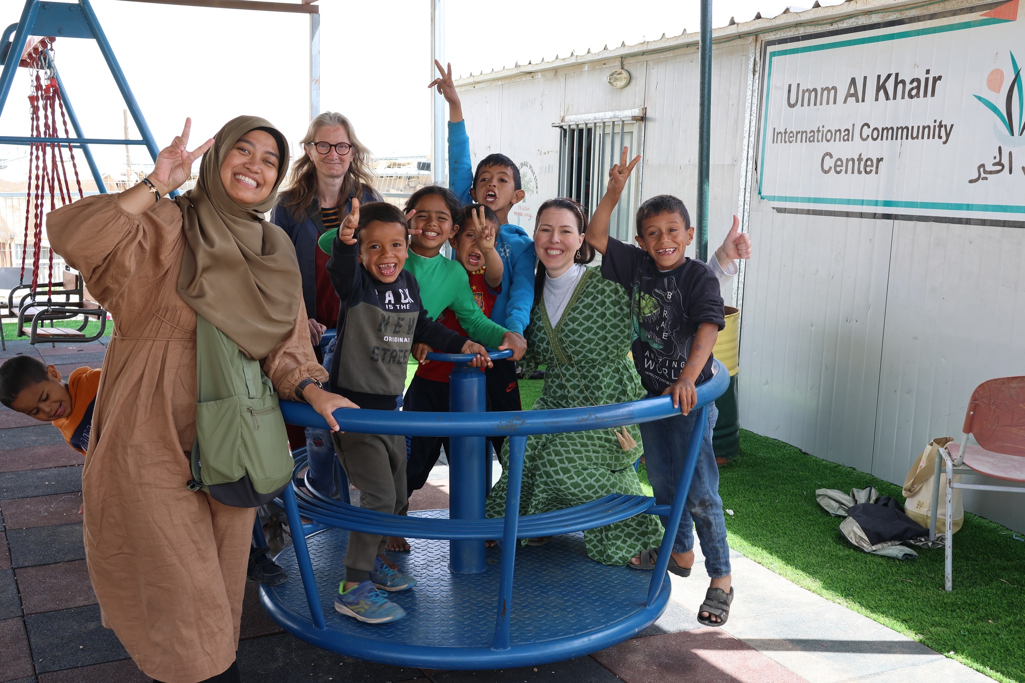 Playing with Palestinian Children