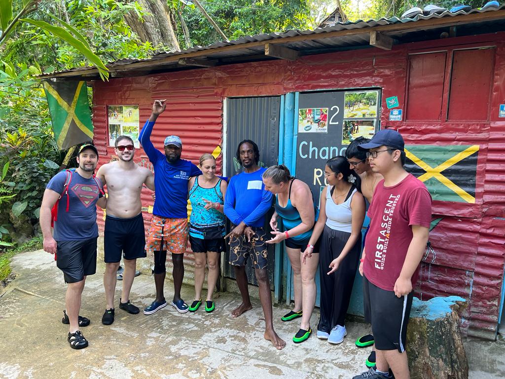 Blue Hole Excursion with the other volunteers in the group