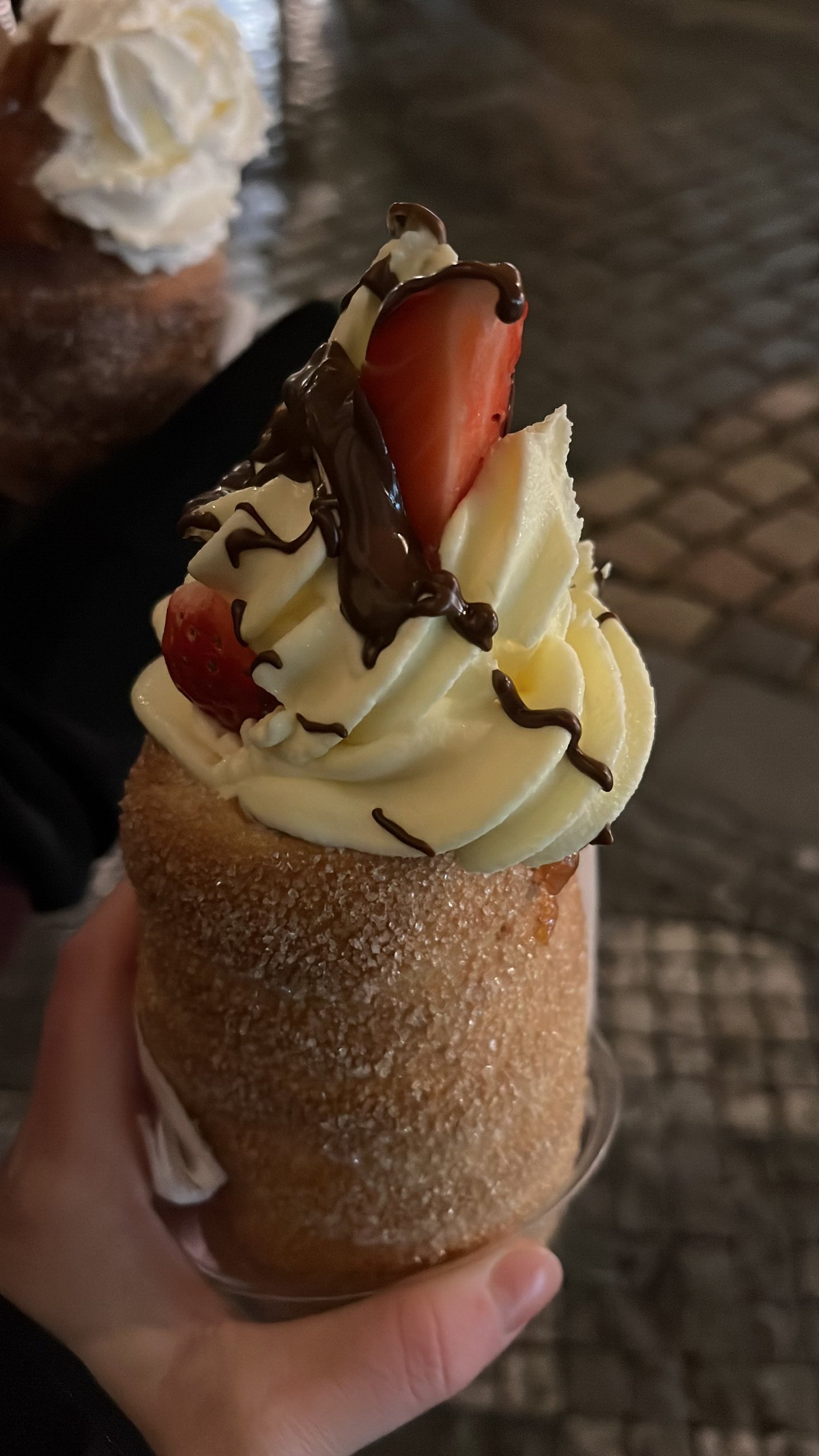 My first chimney cake in Old Town