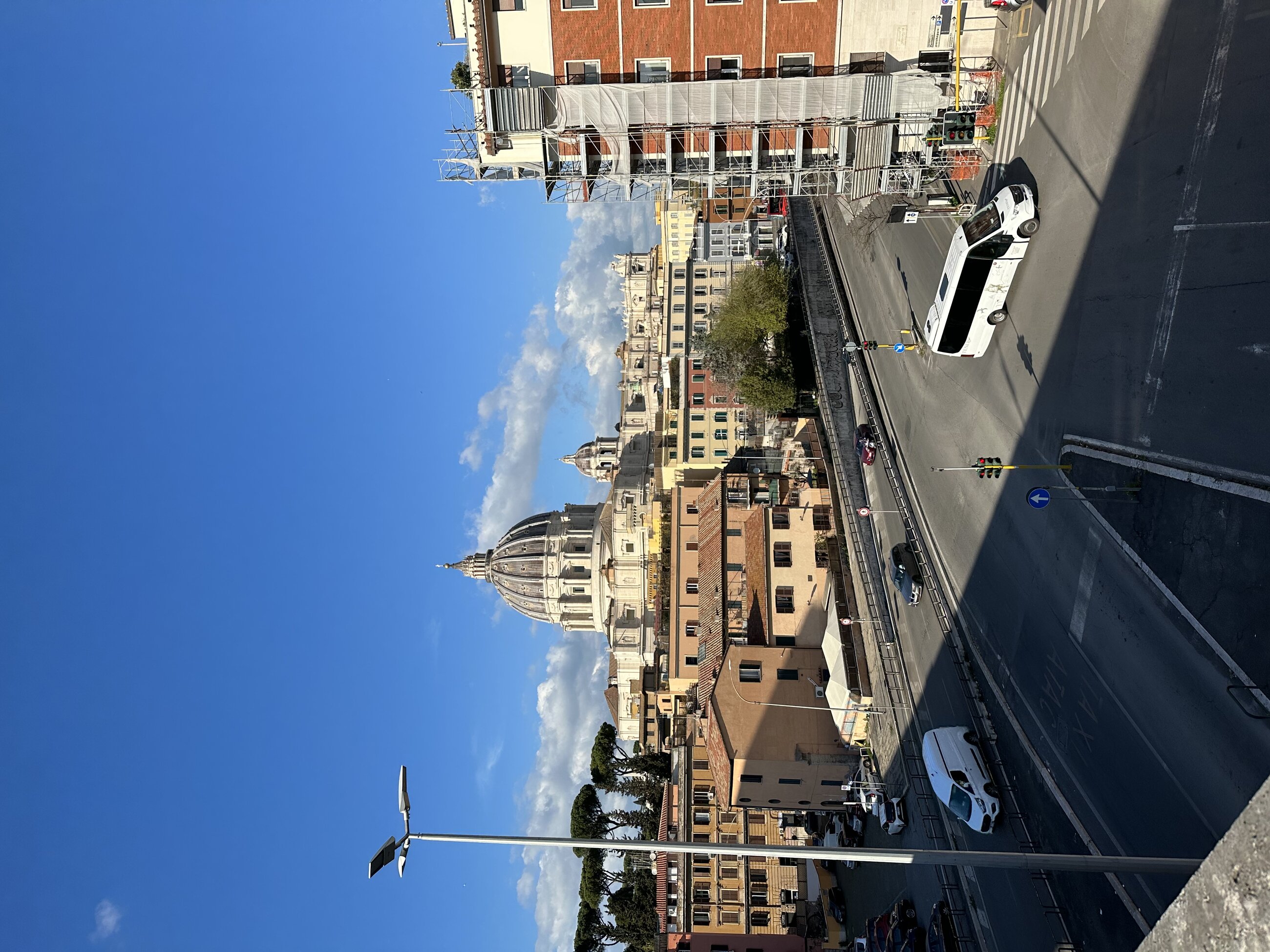 Unique view of Rome