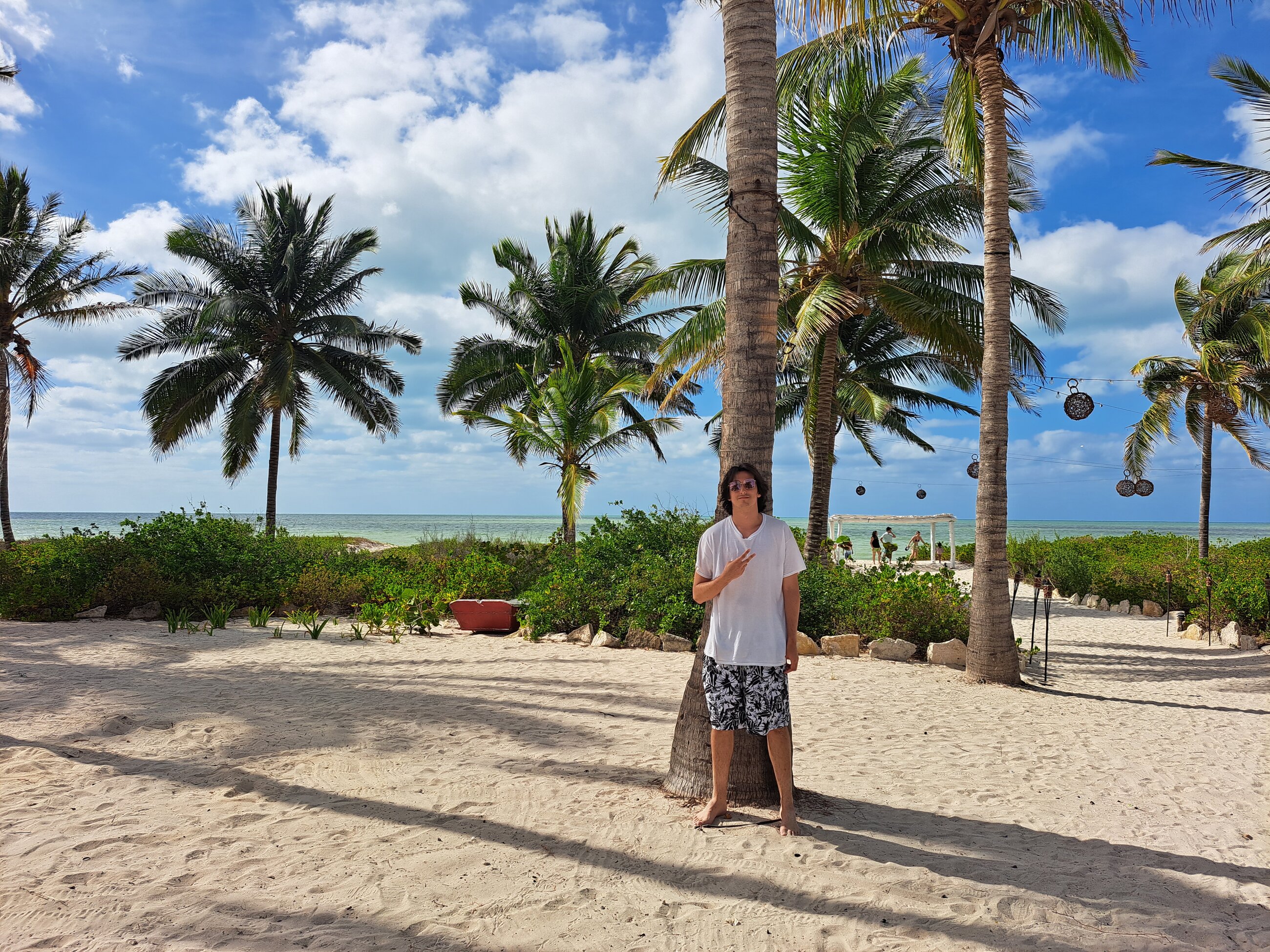 At the beach in Yucatan Mexico