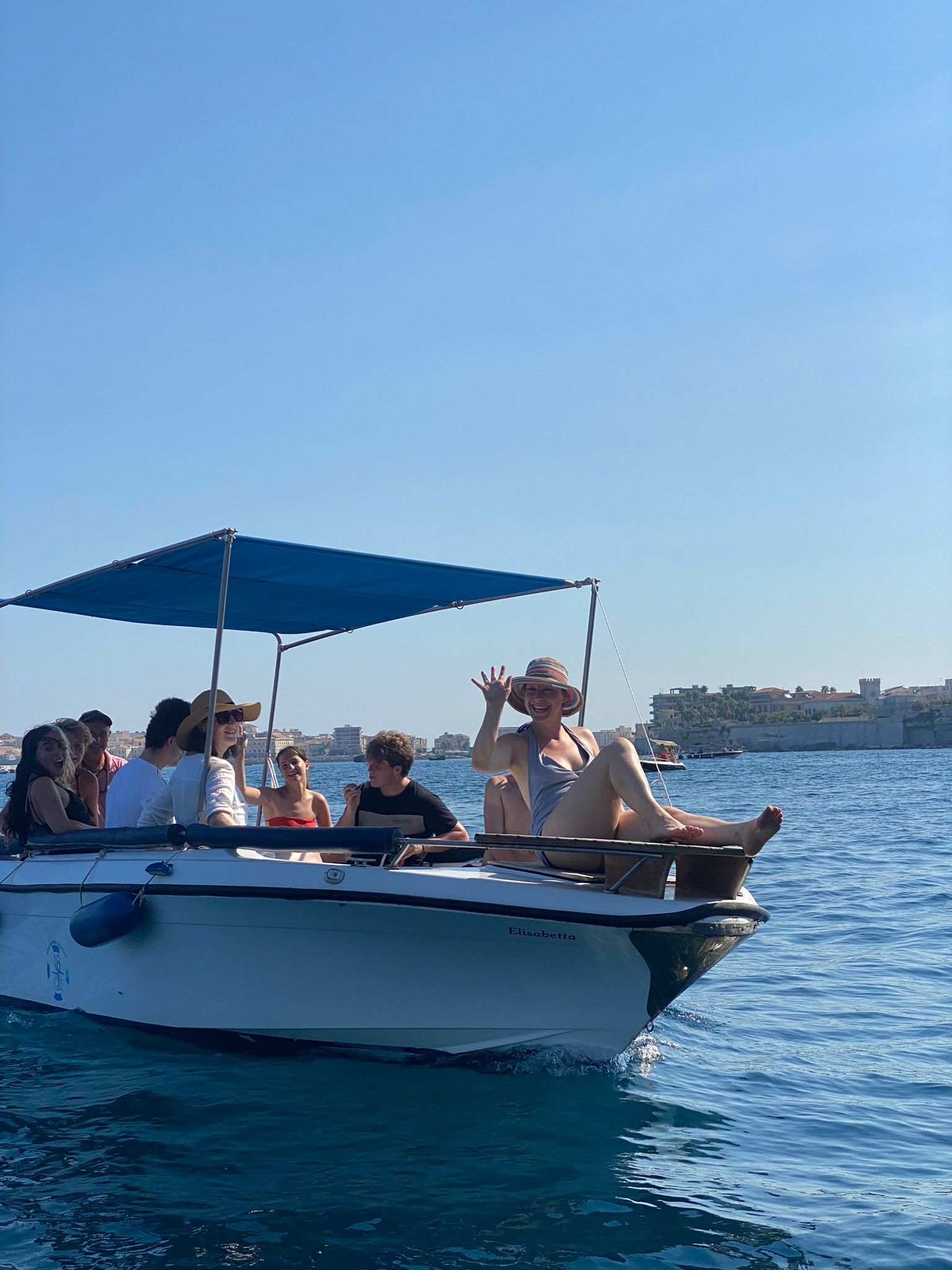 Boat trip in Sicily