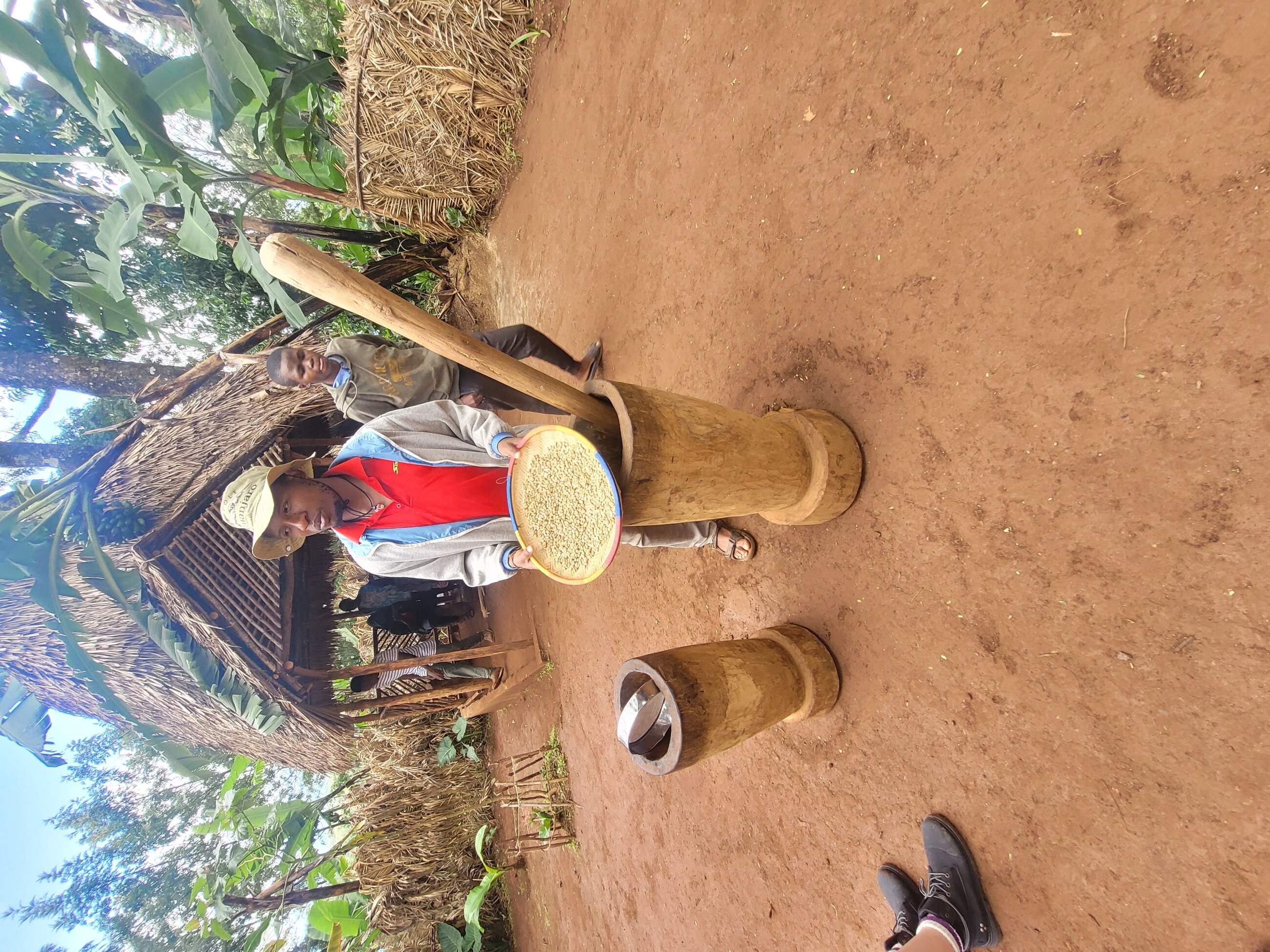 Making coffee