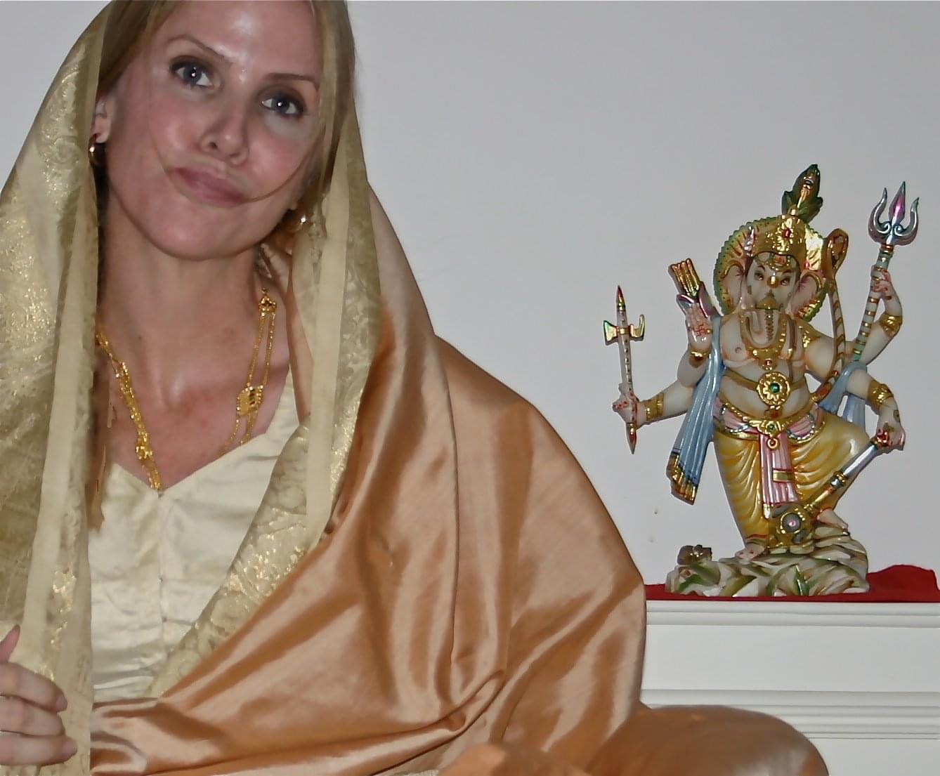 At home in India