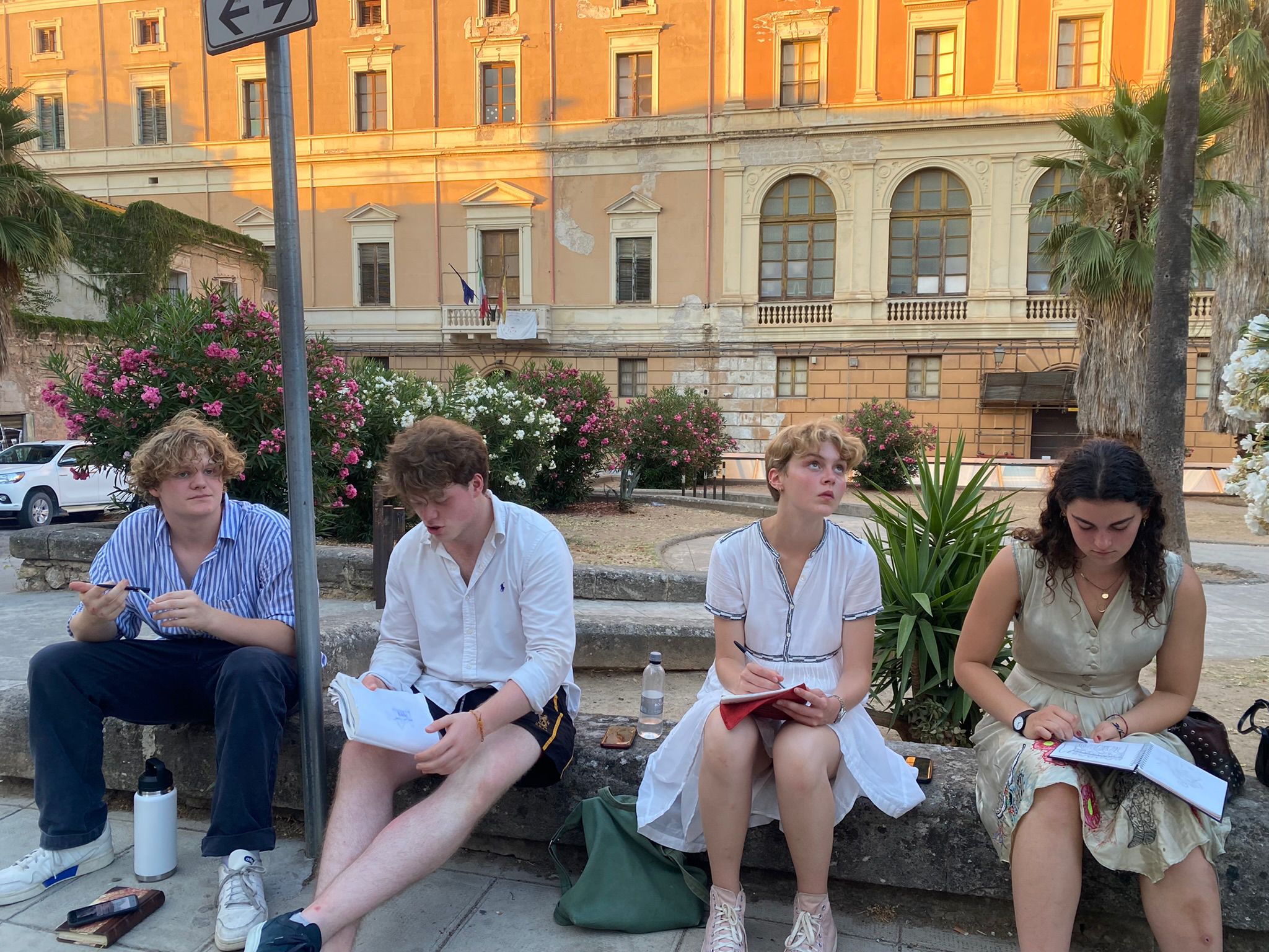Sketching architecture together in Rome
