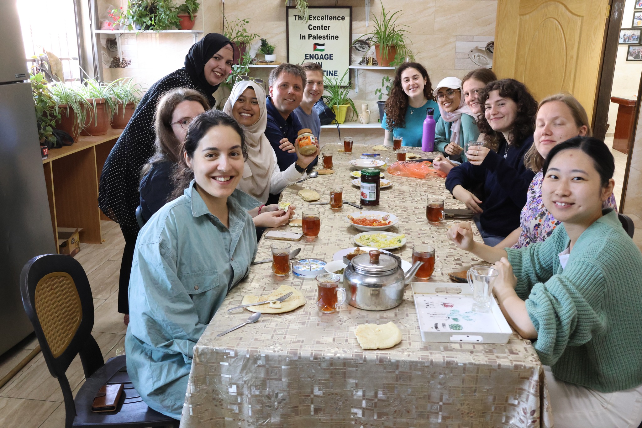 Breakfast at the center