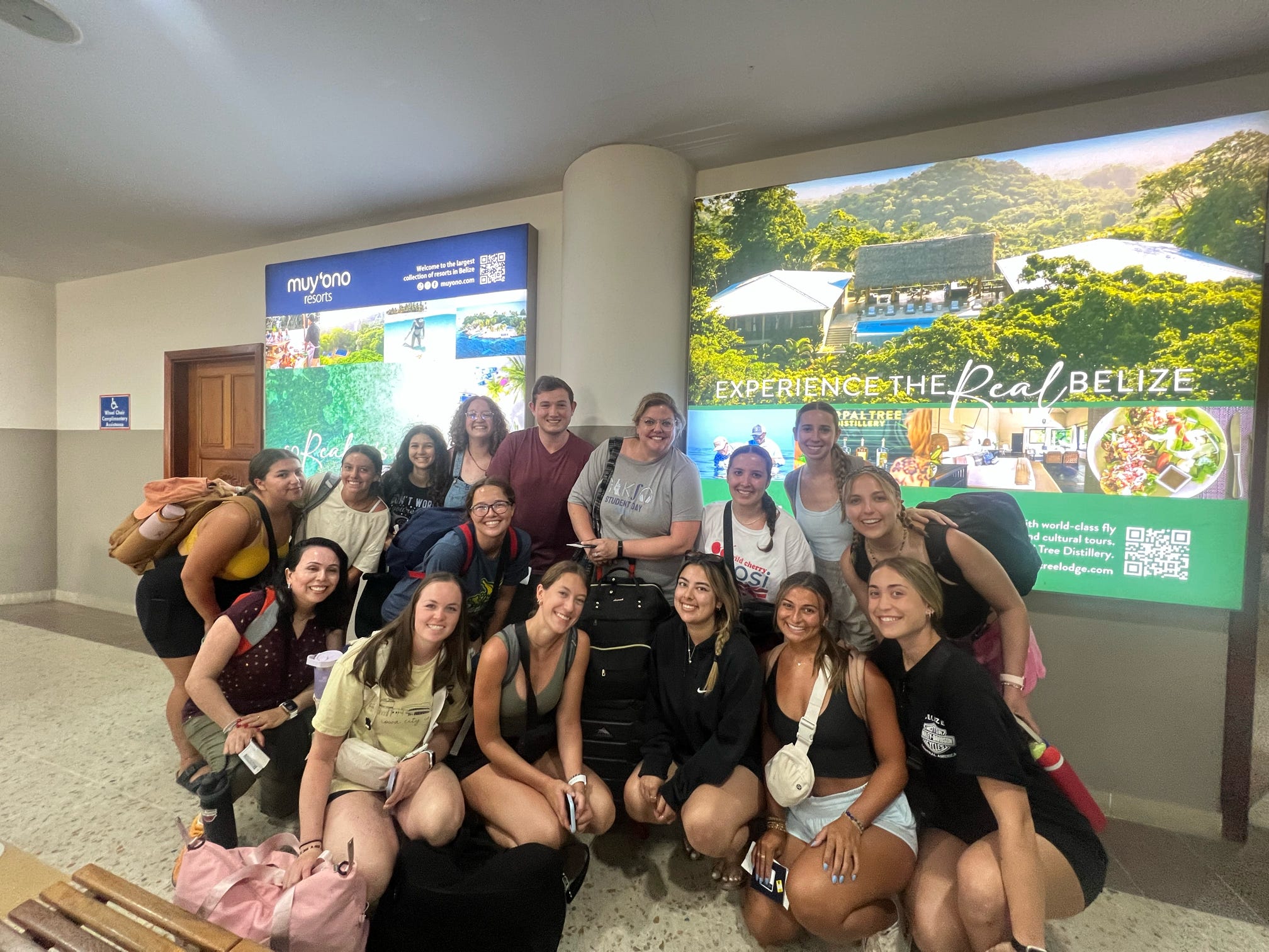 The group at the airport!