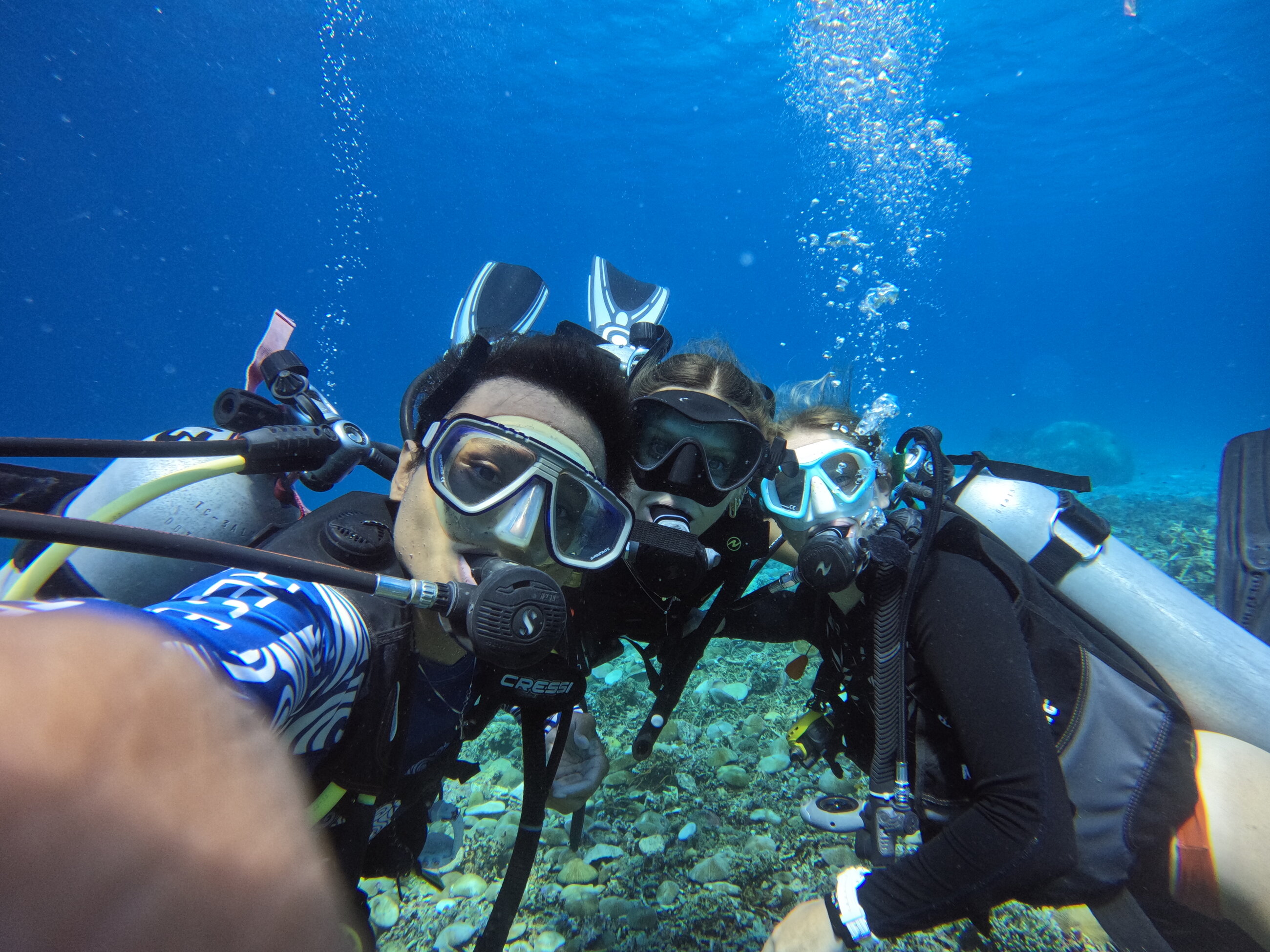 Post coral restoration selfie