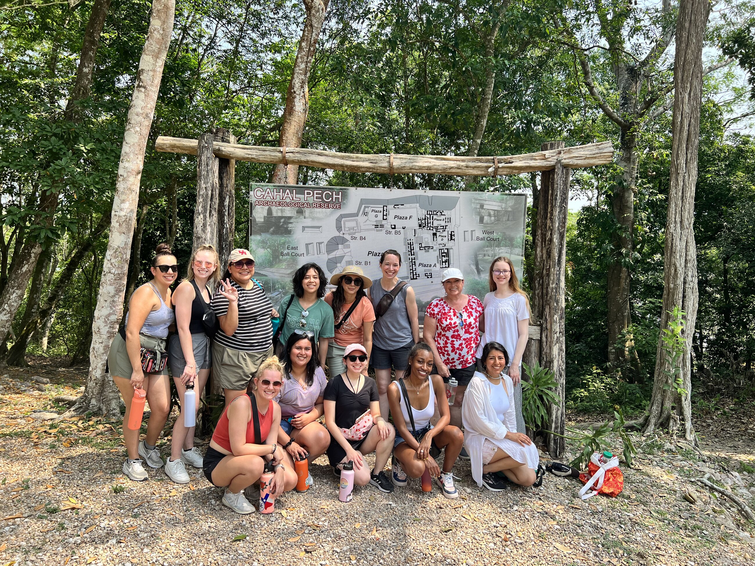 University of Houston Students at Mayan Ruins!