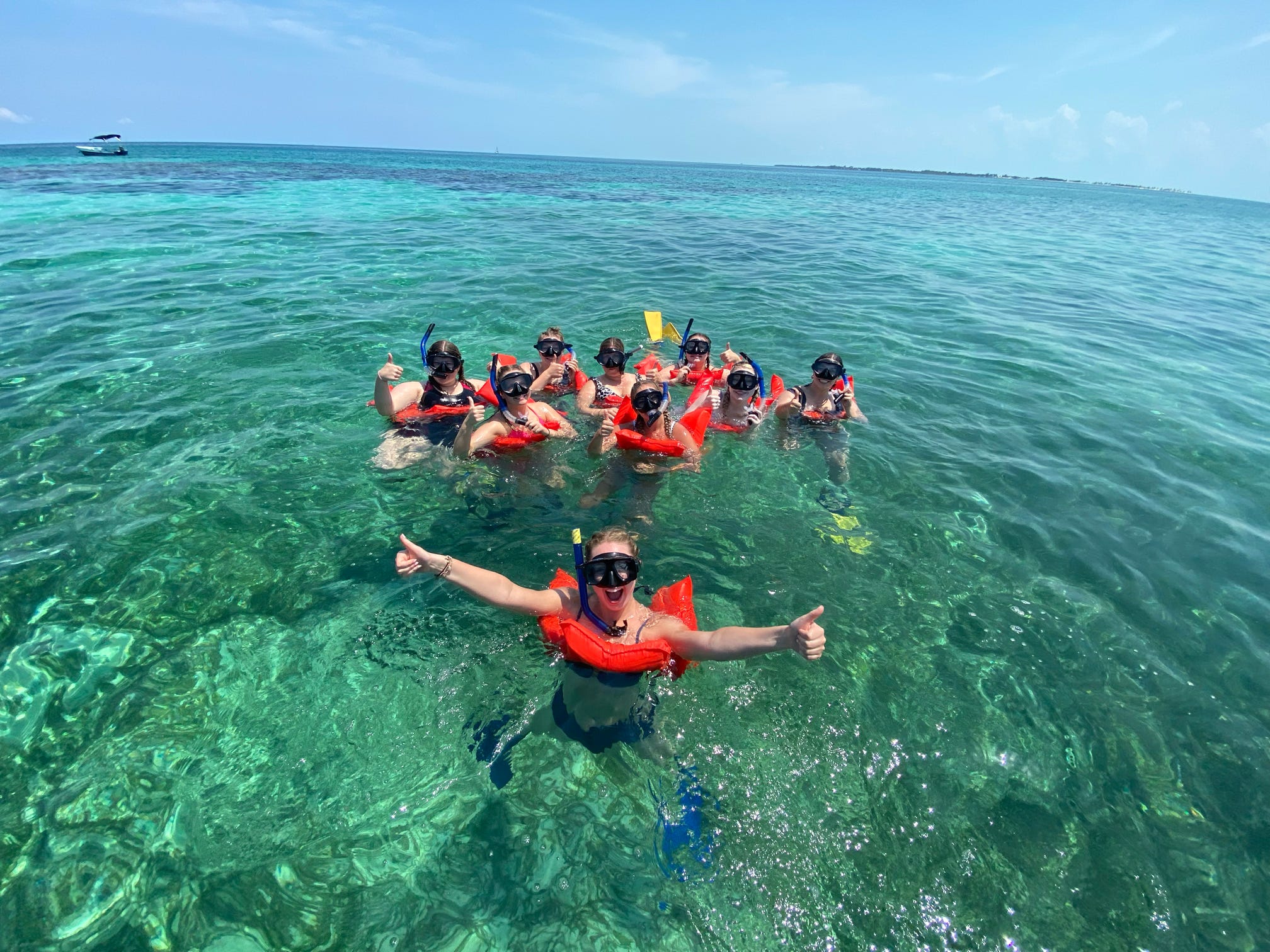 Snorkeling at Caye Caulker