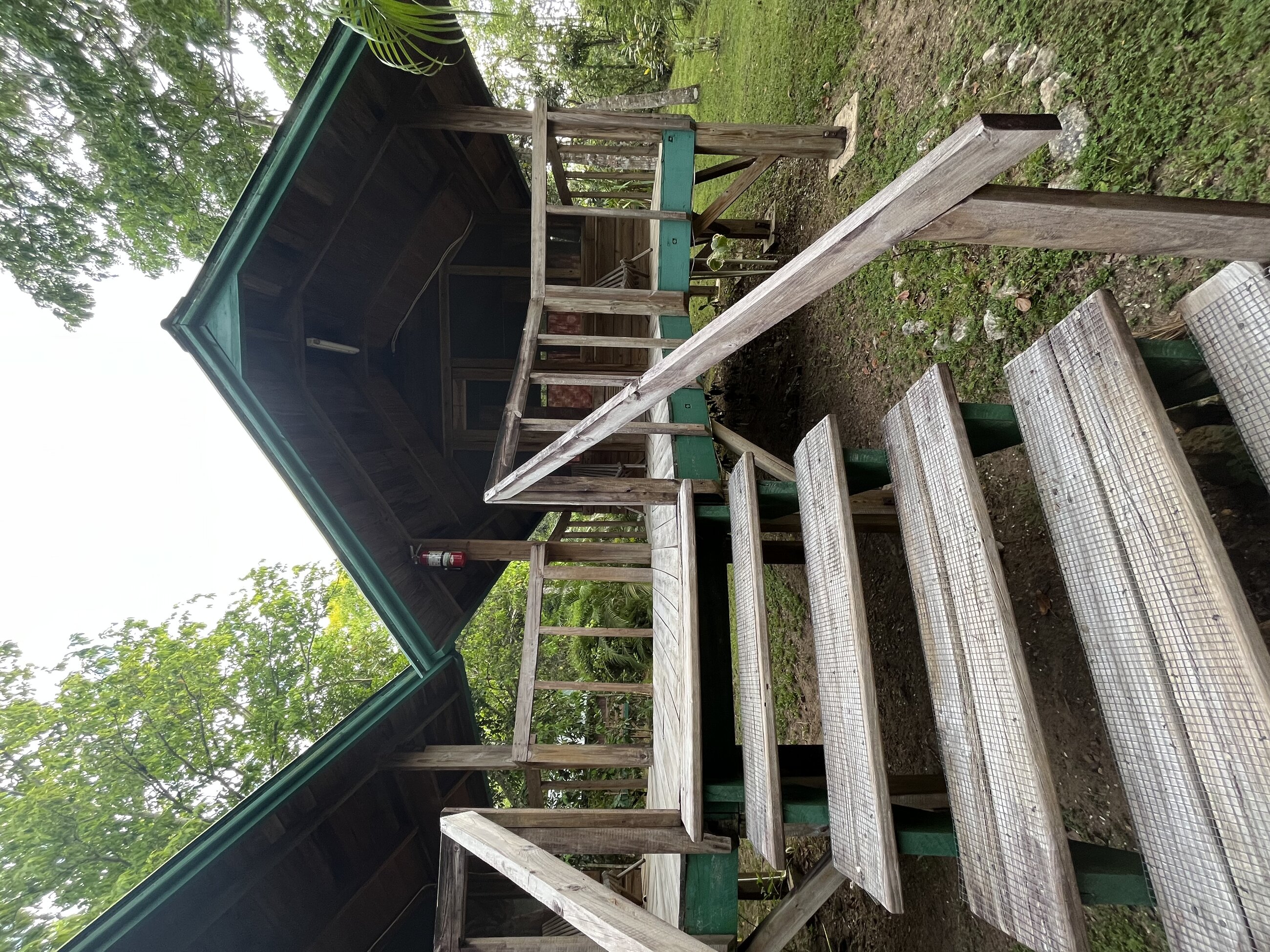 This is the cabin that I stayed in and shared with another volunteer