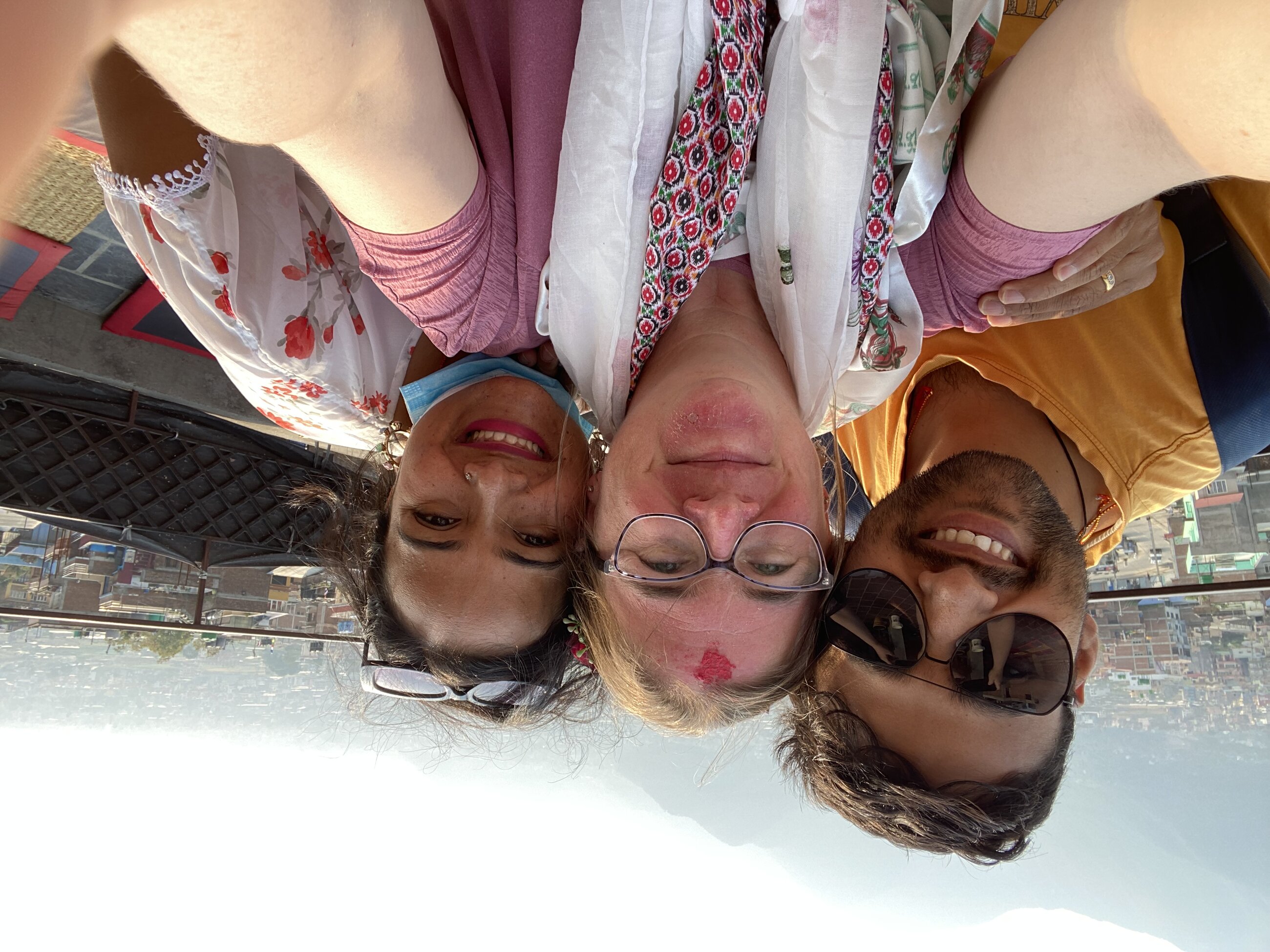 Upside down!