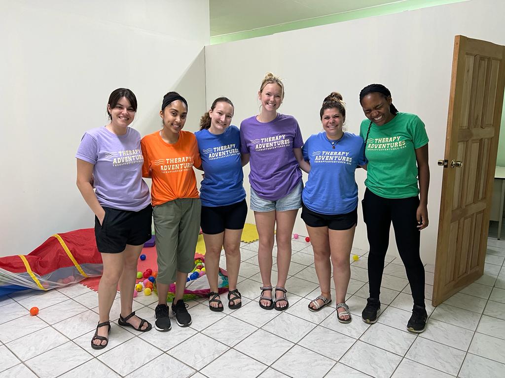 Me & my group in the Belize clinic