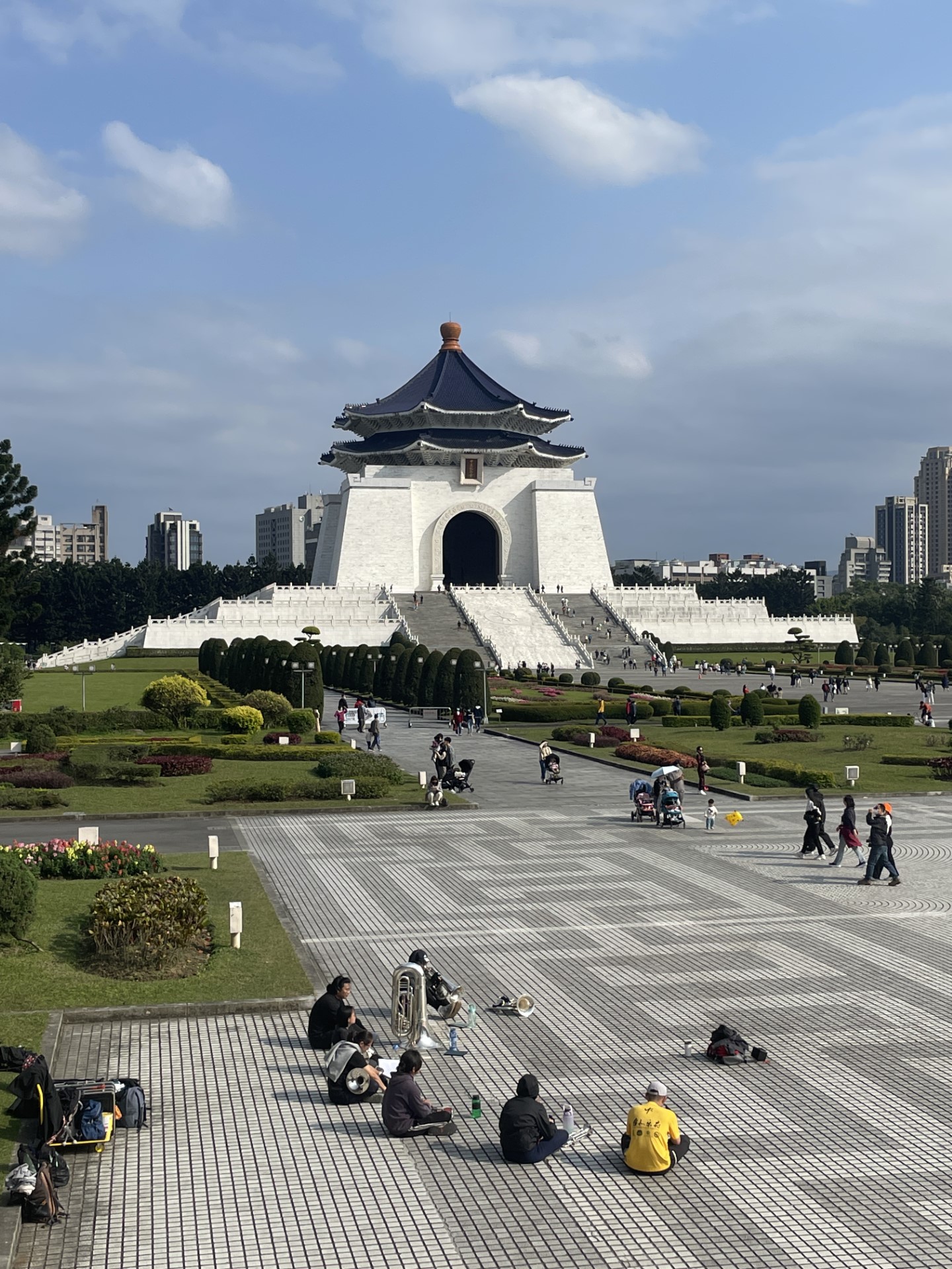 Birds Eye View of the Chiang Kai Shek Memorial 