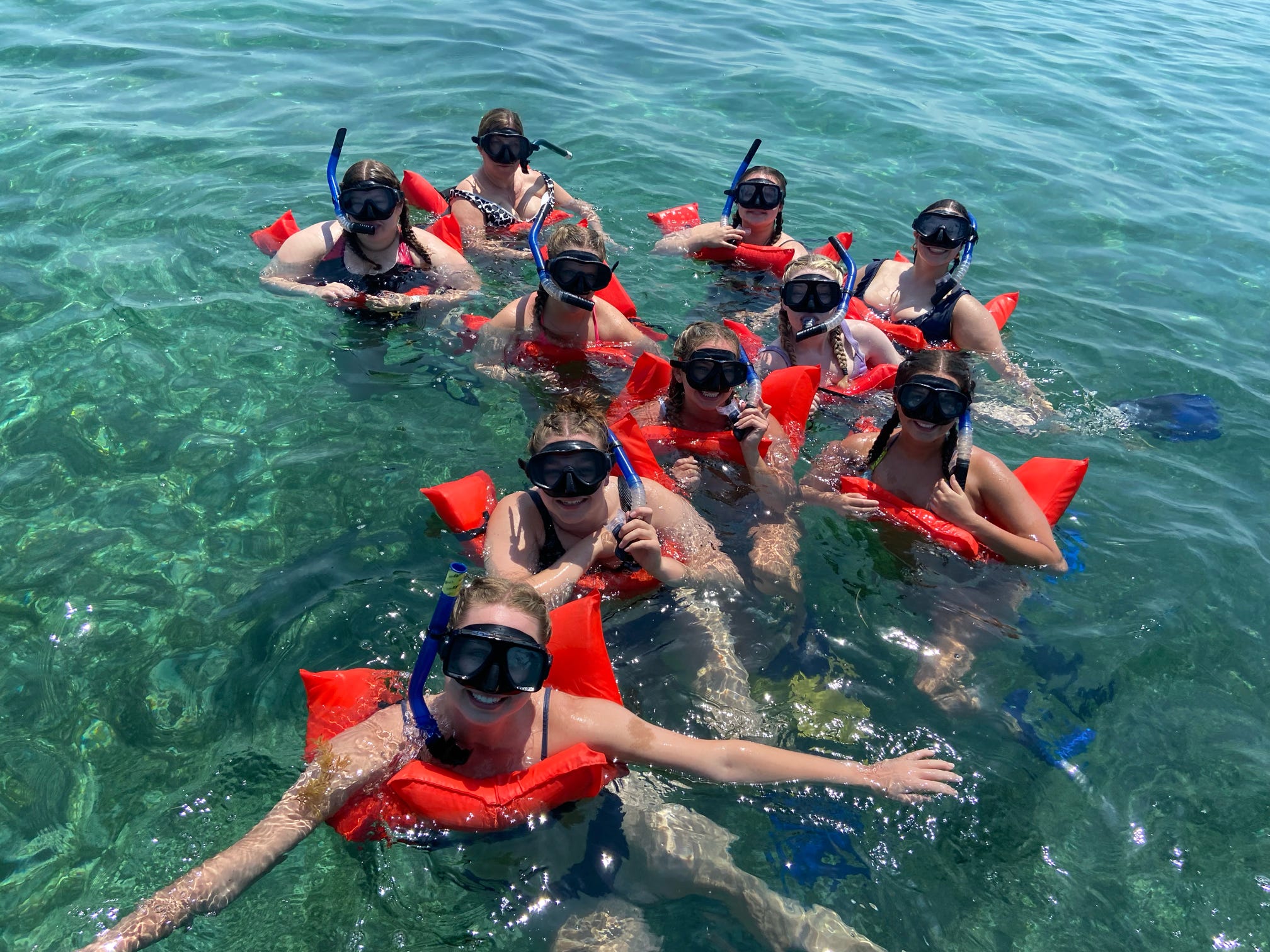 Group snorkeling!